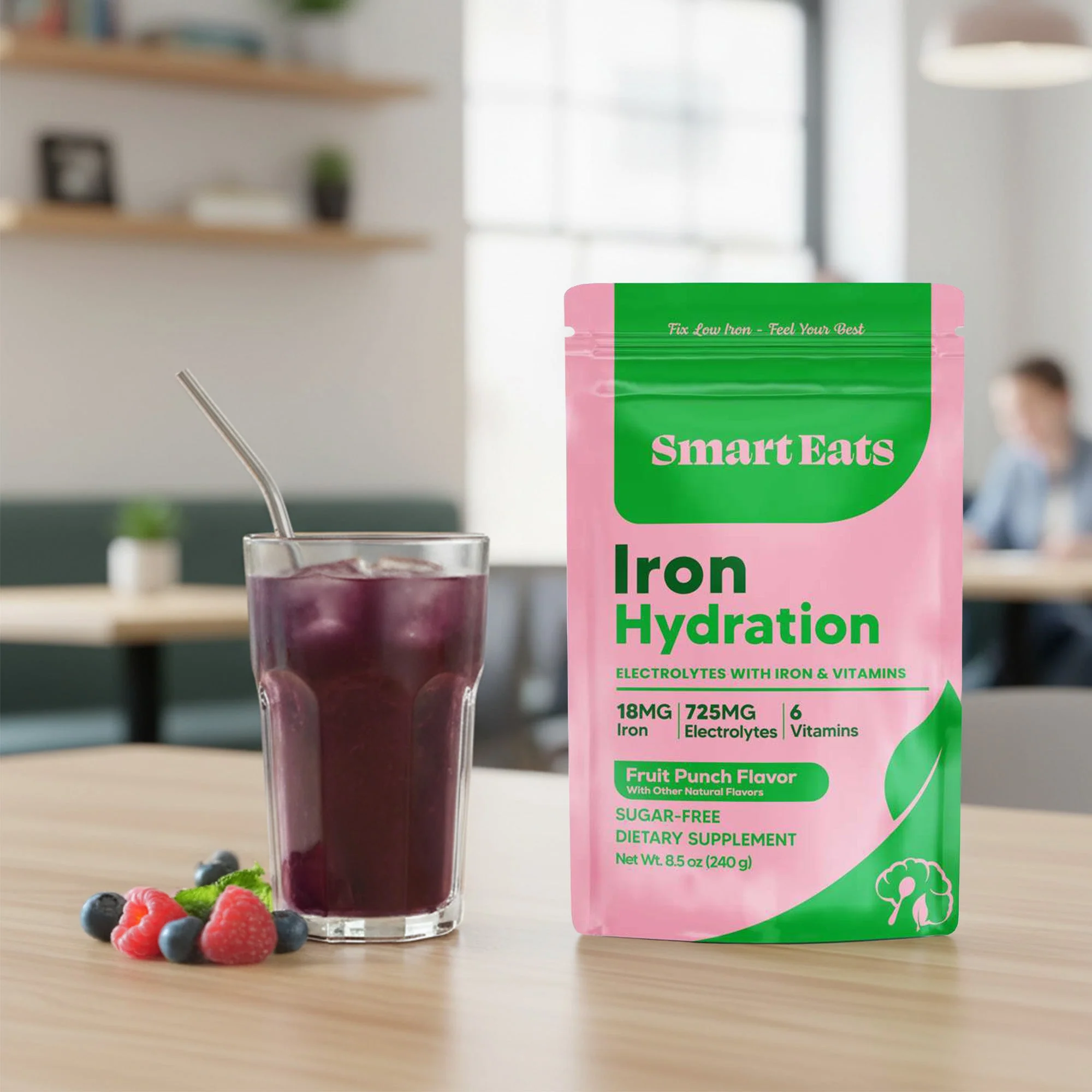 Iron Electrolyte Powder - Fruit Punch Sugar Free - Image 6