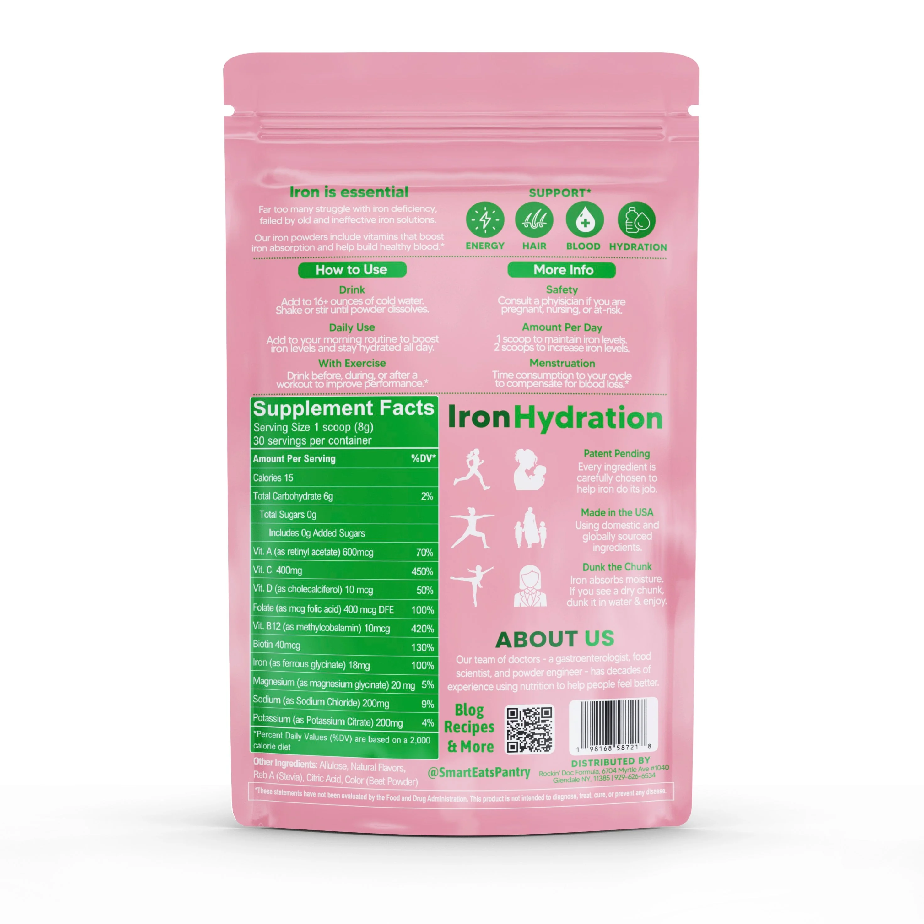 Iron Electrolyte Powder - Fruit Punch Sugar Free - Image 7