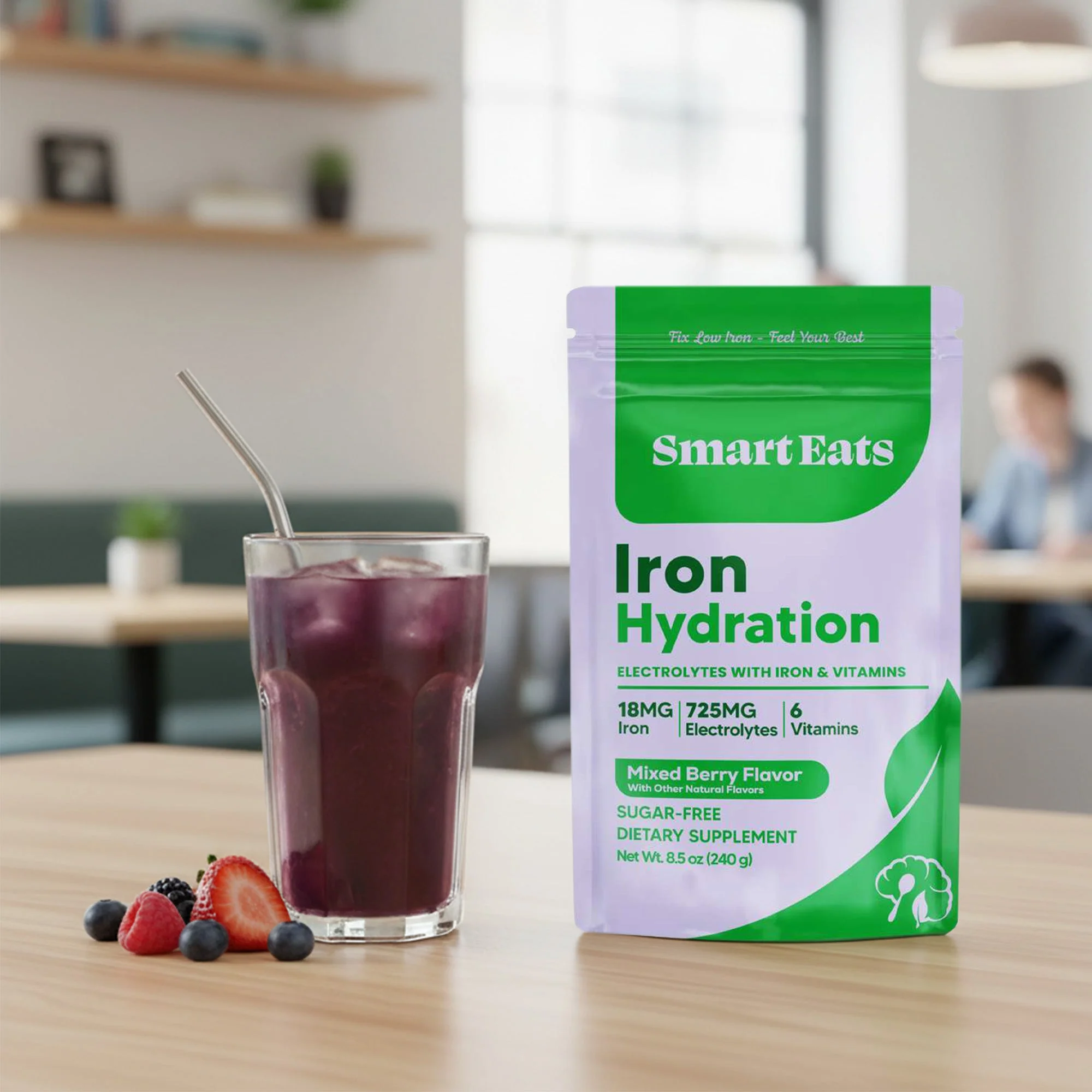 Iron Electrolyte Powder - Mixed Berry Sugar Free - Image 6