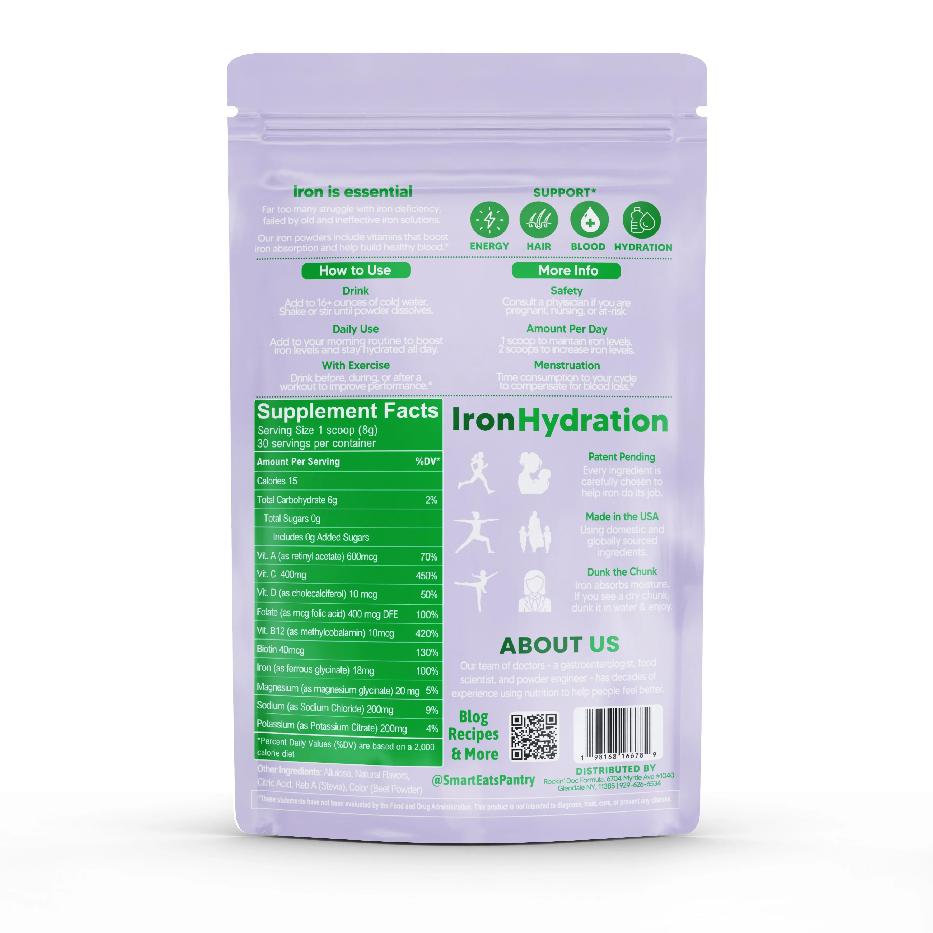 Iron Electrolyte Powder - Mixed Berry Sugar Free - Image 7