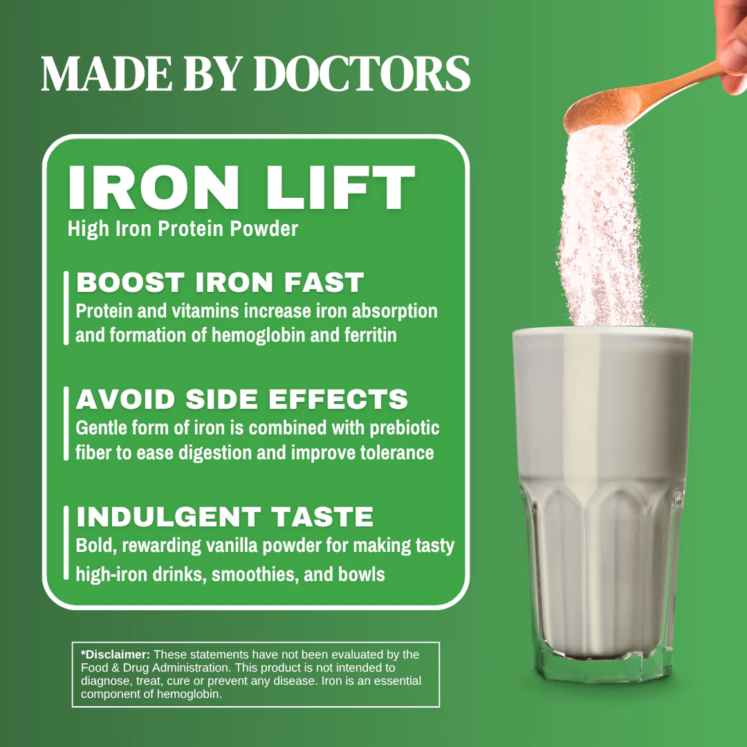 Iron Whey Protein Powder - Creamy Vanilla - Image 7