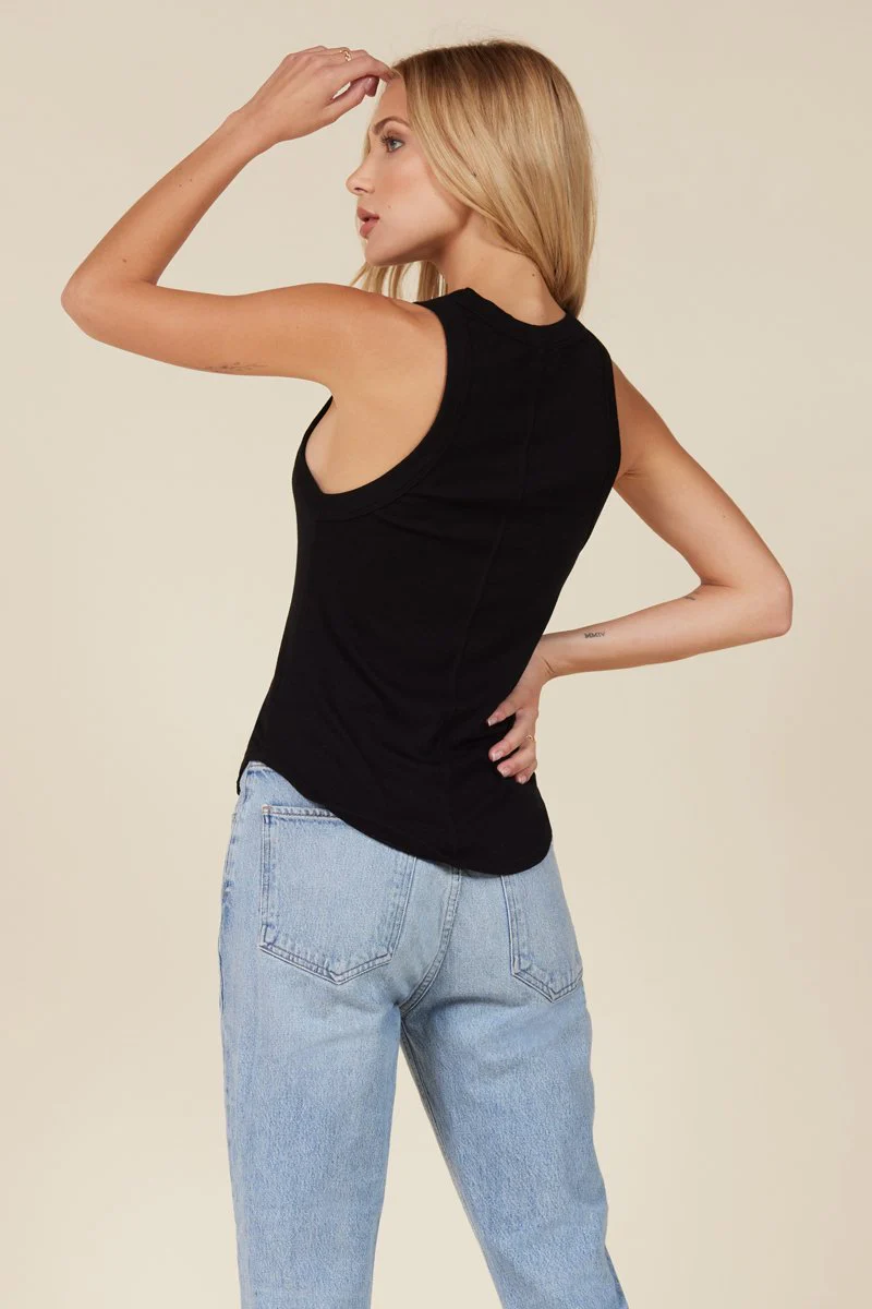 Aida Racer Front Ribbed Tank Top - Image 17