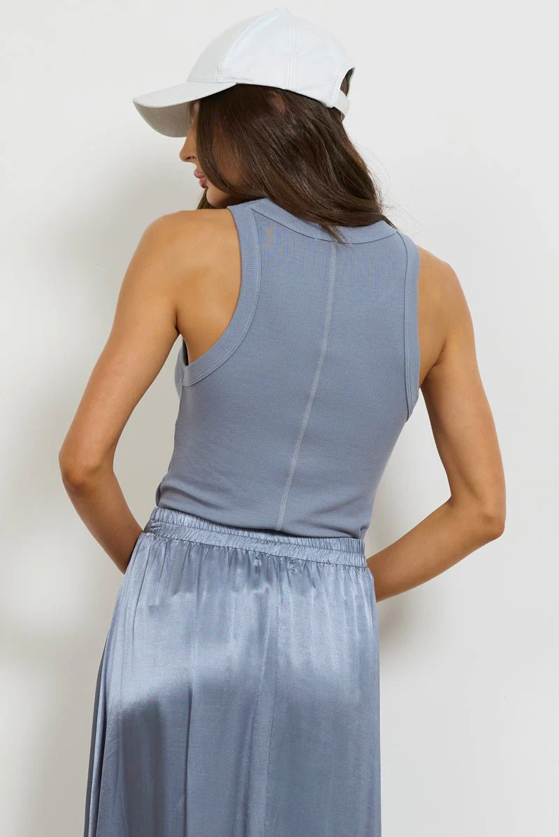 Aida Racer Front Ribbed Tank Top - Image 23
