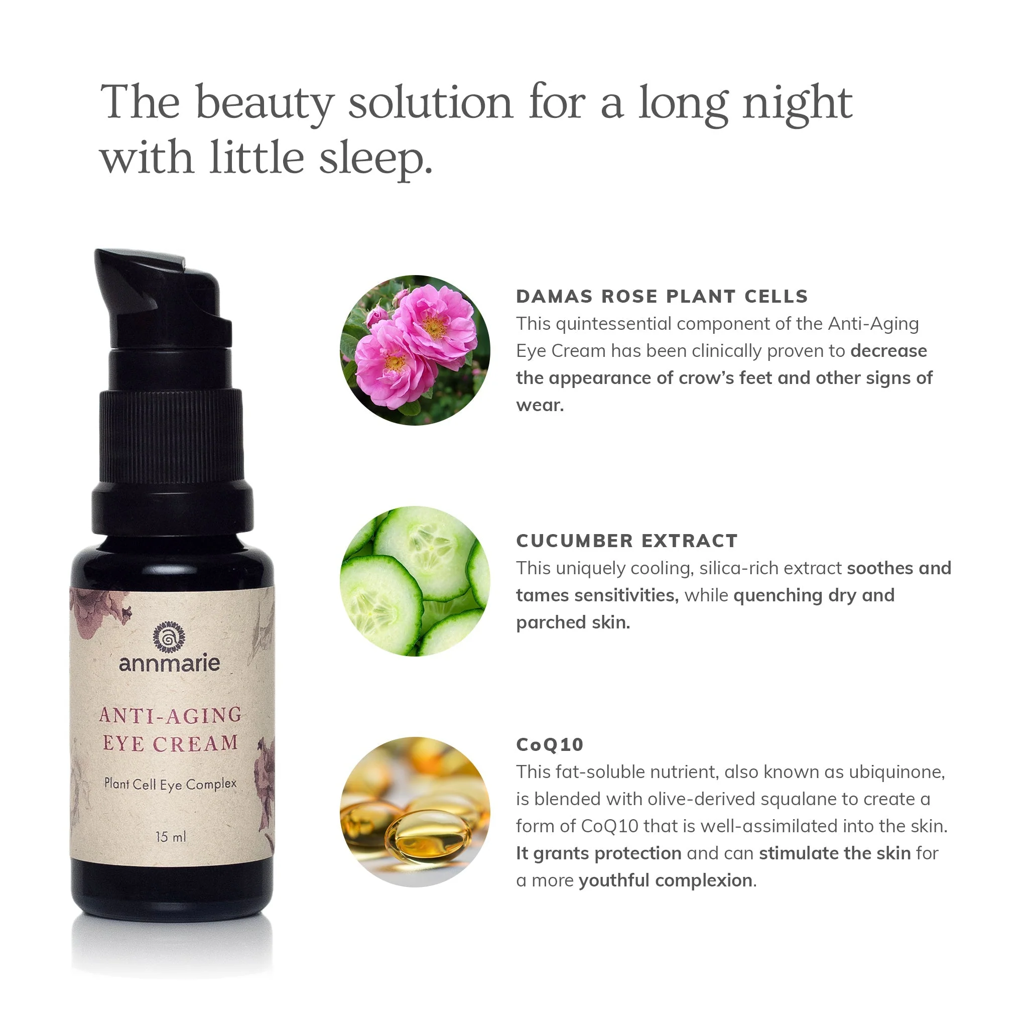 Anti-Aging Green Tea Goji Berry Eye Cream - 0.5 Oz - Image 2
