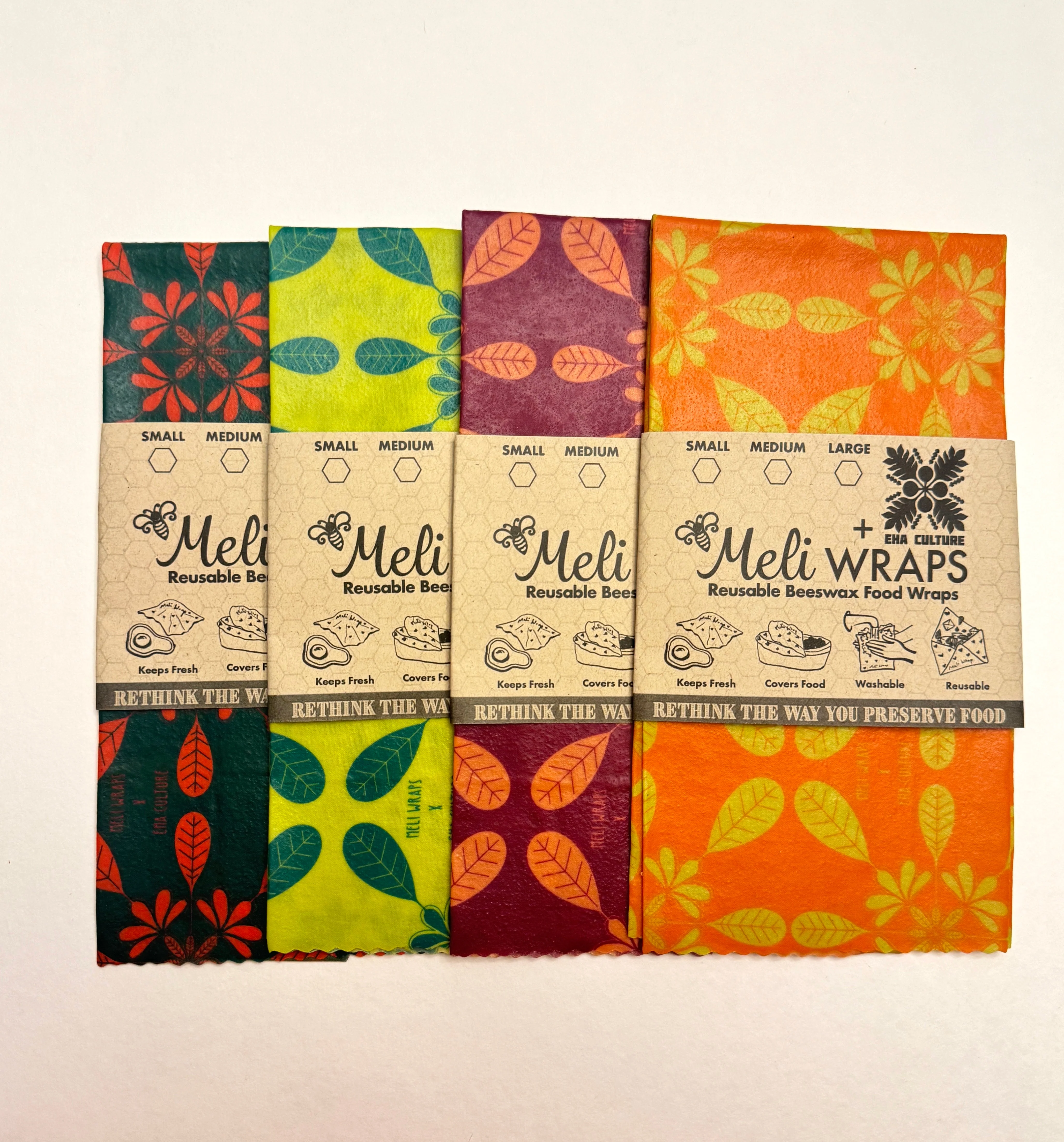 Beeswax Wrap 3 Pack - Eha Culture Collection - Image 2