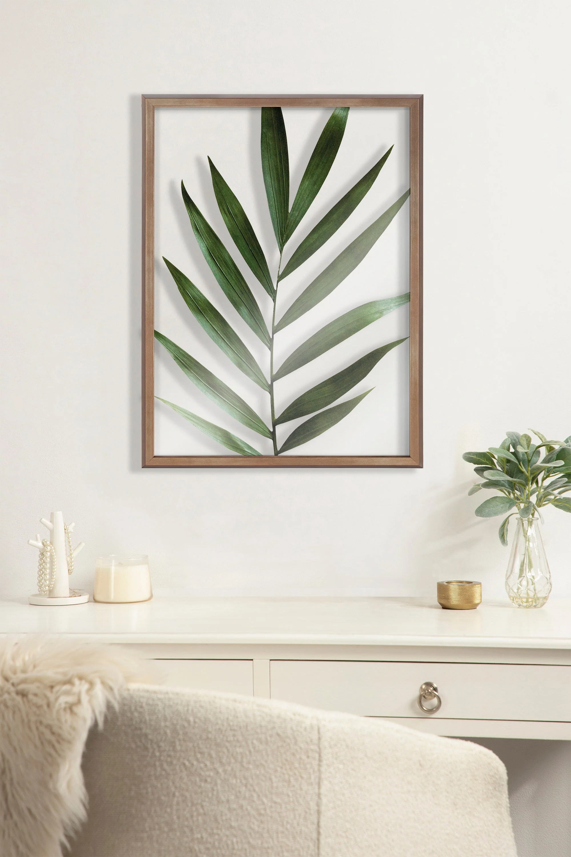 Blake Botanical 5F Framed Printed Glass by Amy Peterson - Image 4
