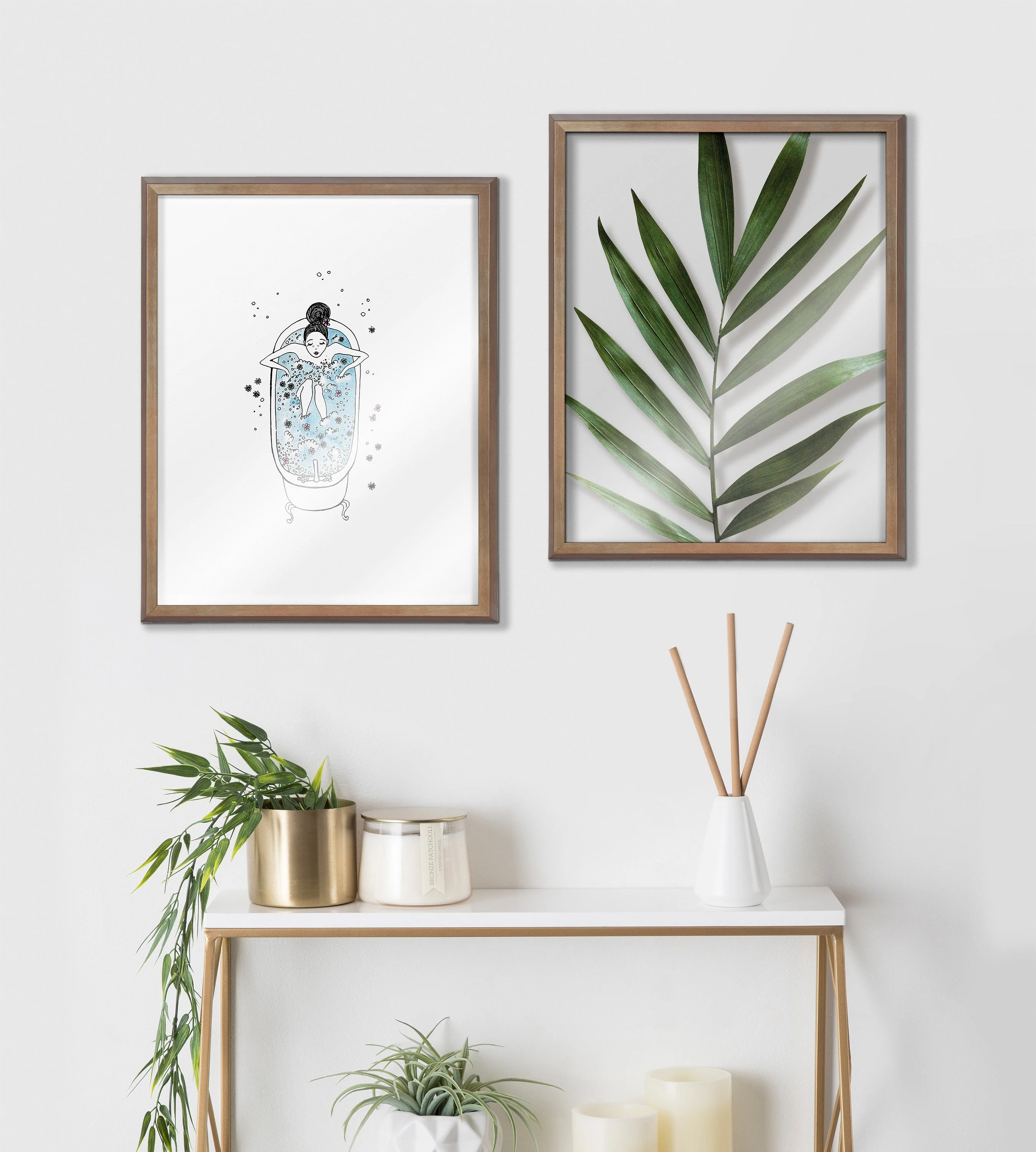Blake Botanical 5F Framed Printed Glass by Amy Peterson - Image 70