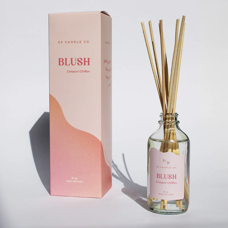 Blush 4 oz. Hue Reed Diffuser - Campari Chiffon - Image 2