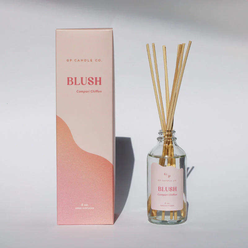 Blush 4 oz. Hue Reed Diffuser - Campari Chiffon - Image 4