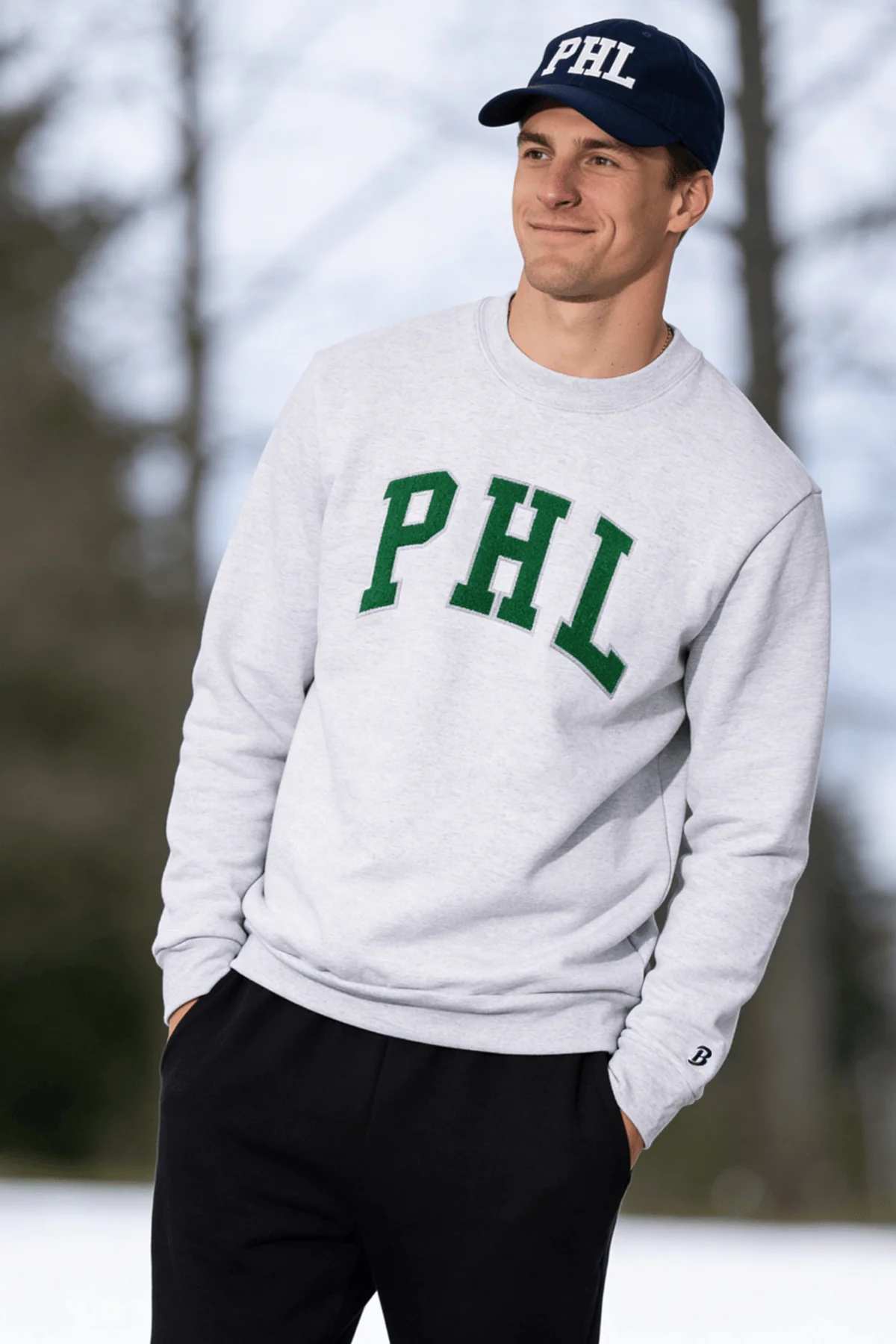PHL Chenille Crew Midweight Oversized Sweatshirt - Image 2