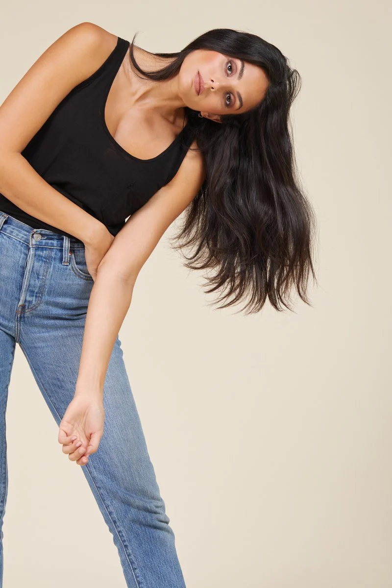 Boyfriend Lightweight Slub Jersey Tank Top - Image 4