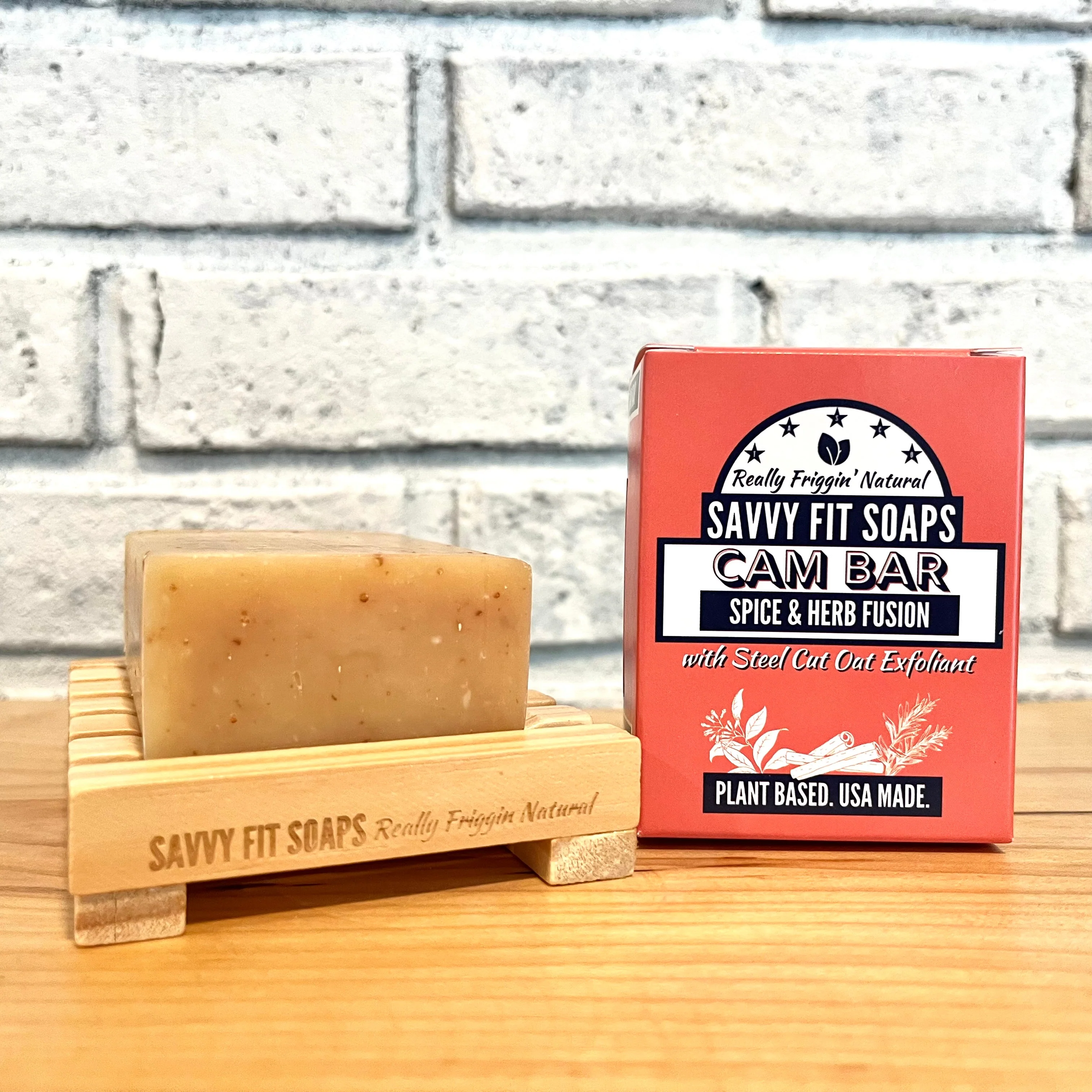 Cam Bar Soap Trio - Cinnamon, Rosemary, Clove, Turmeric - Image 3
