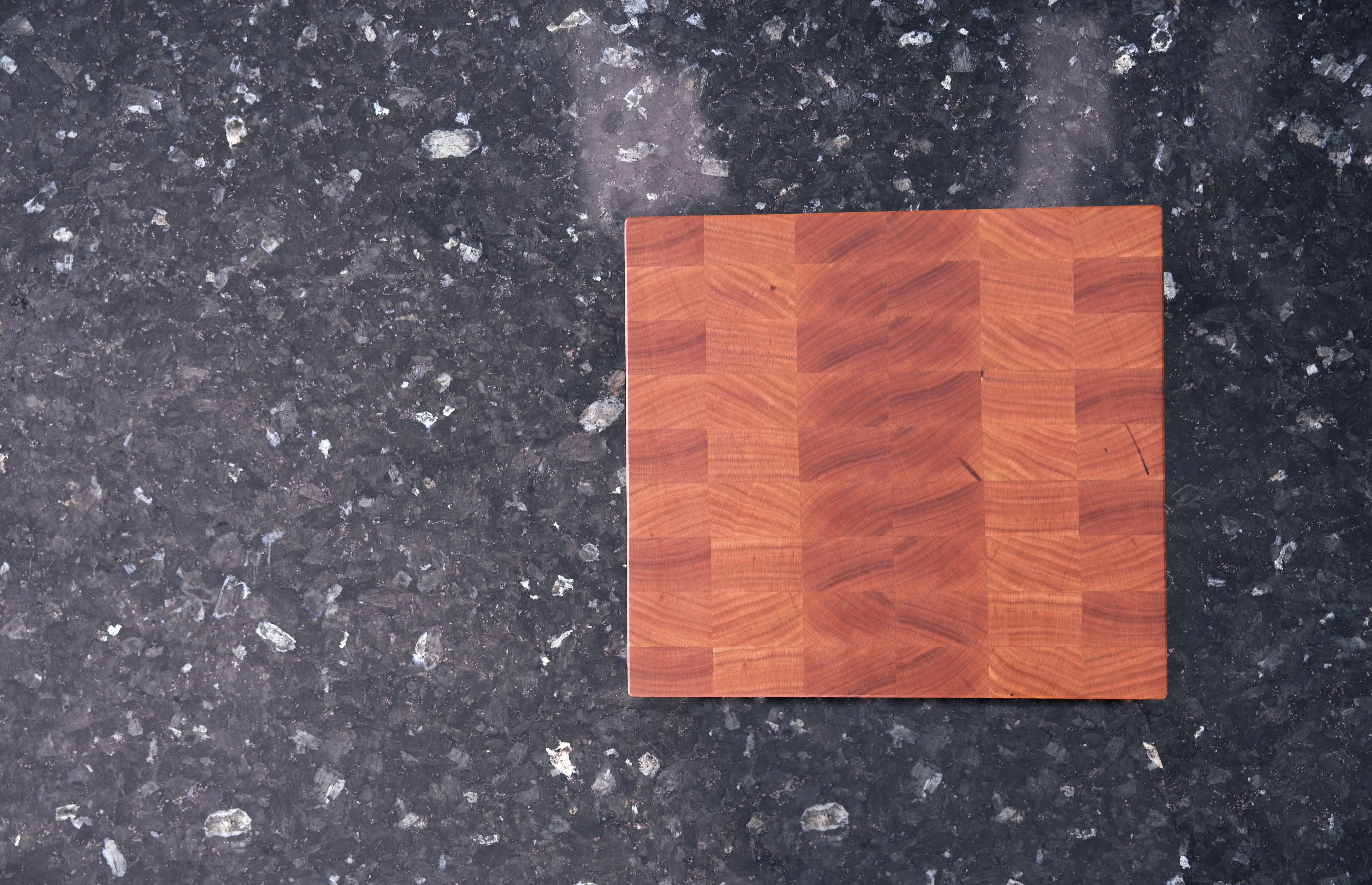 Handcrafted Cherry Wood End Grain Cutting Board - Image 11