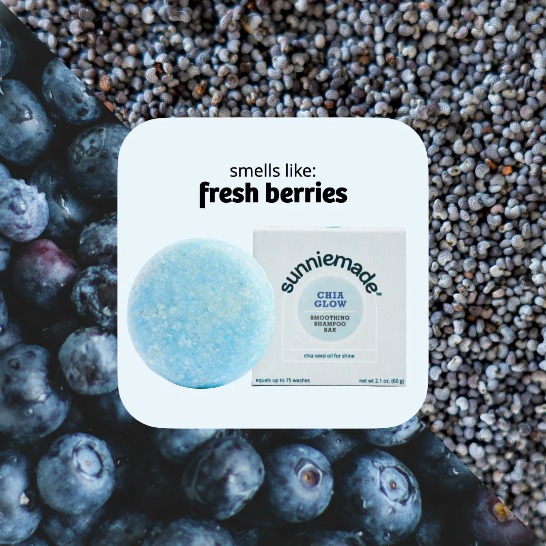 Smoothing Shampoo Bar Chia Glow - Berry Scent - Image 6