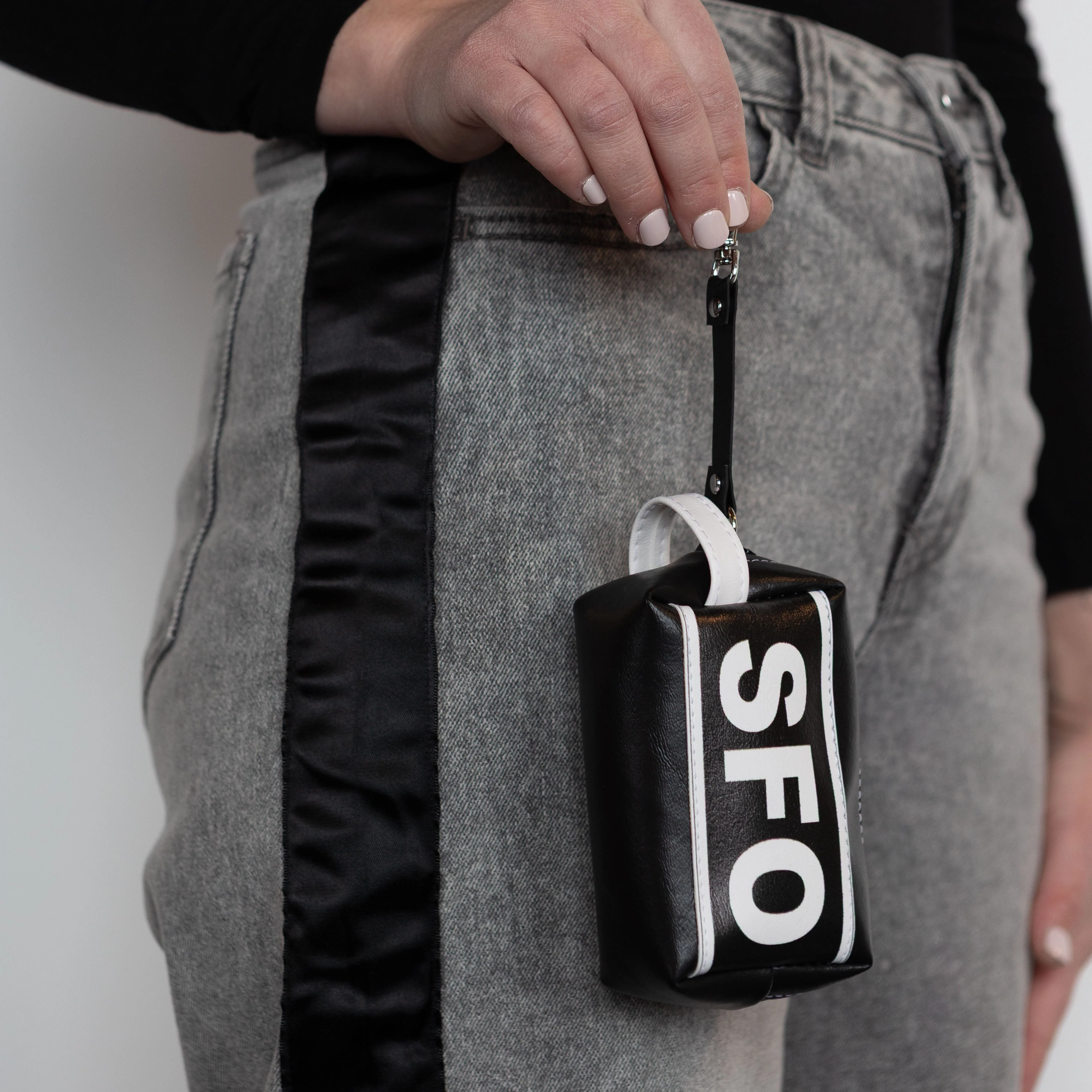 City Abbreviation Mini Bag Keychain - Choose Your City - Image 4