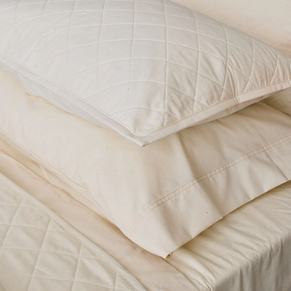 100% Cotton Diamond Quilted Pillow Sham - Image 2