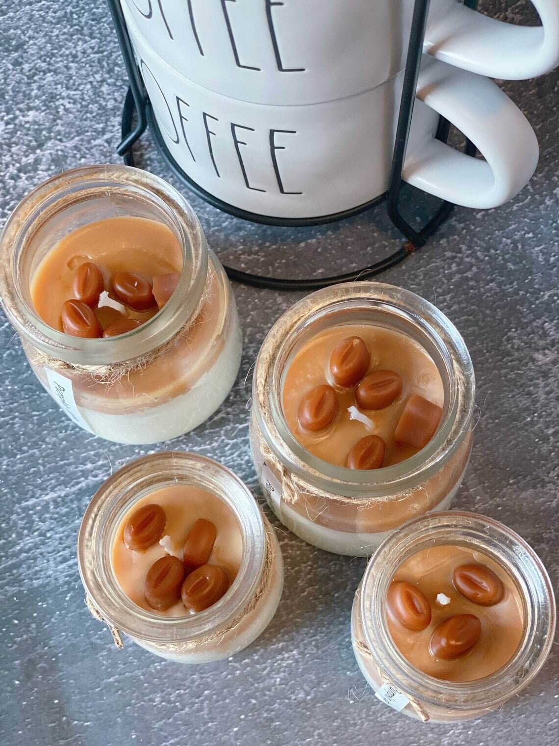 Fresh Brewed Coffee Soy Wax Candle in Glass Jar - Image 3