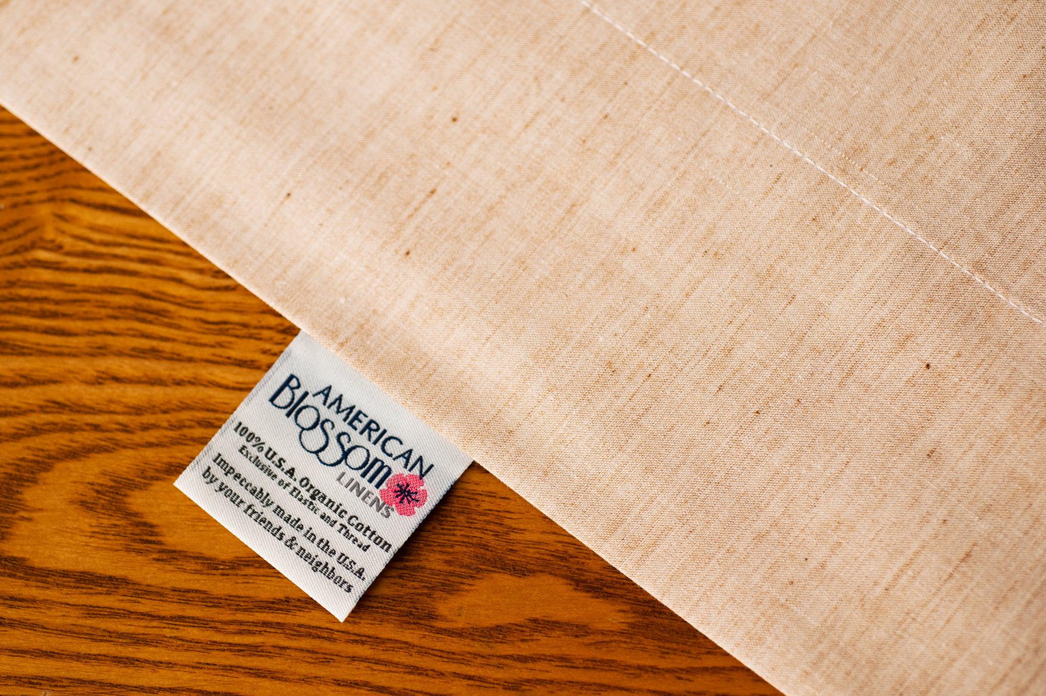 Naturally Dyed Cotton Pillowcases - Coyote Brown - Image 5