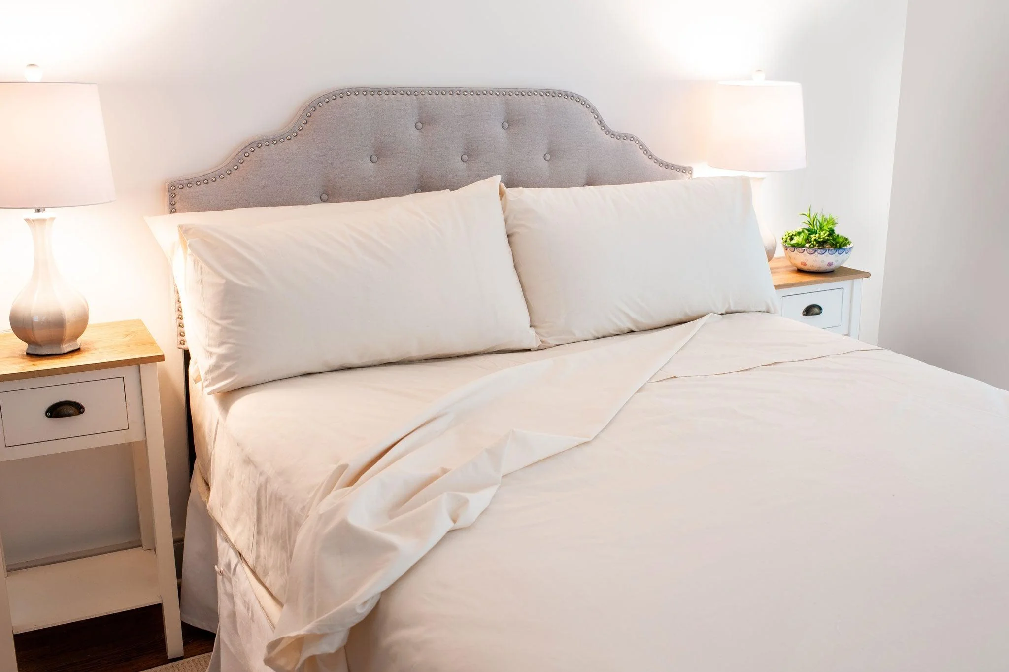 USA Cotton Fitted Sheet - Percale Weave - Image 3