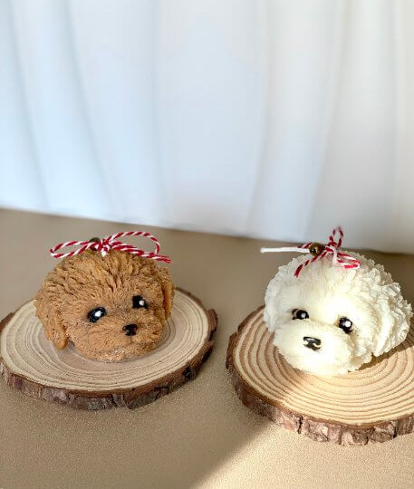 Puppy Sculpture Hand-Poured Soy Wax Candle - 8 Oz - Image 9