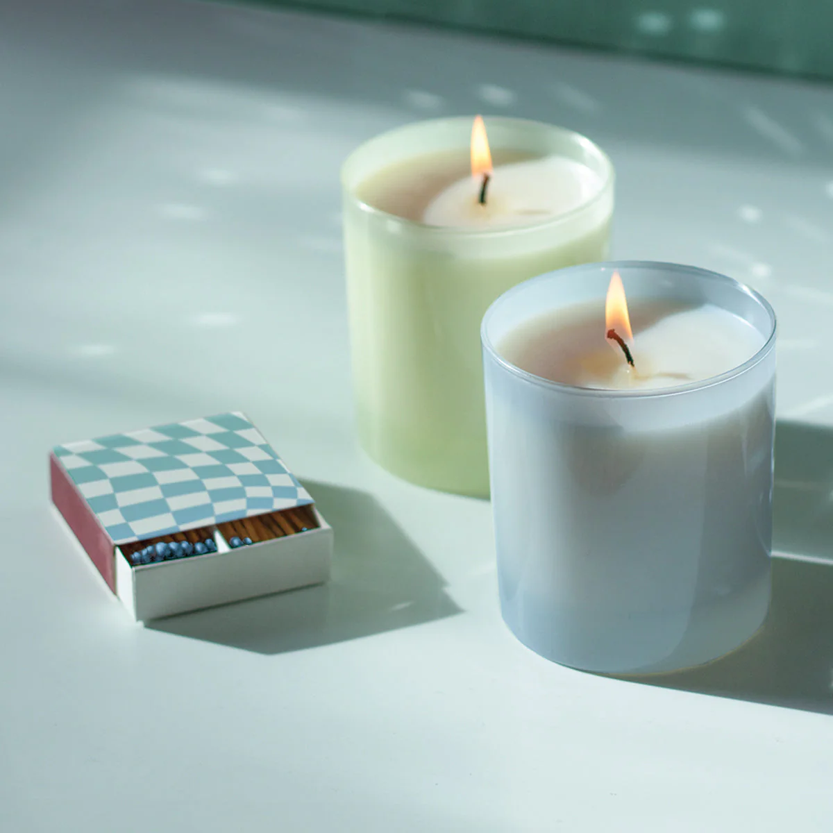 Daybreak 9 oz. Hue Soy Candle - Lemon & Cucumber - Image 5