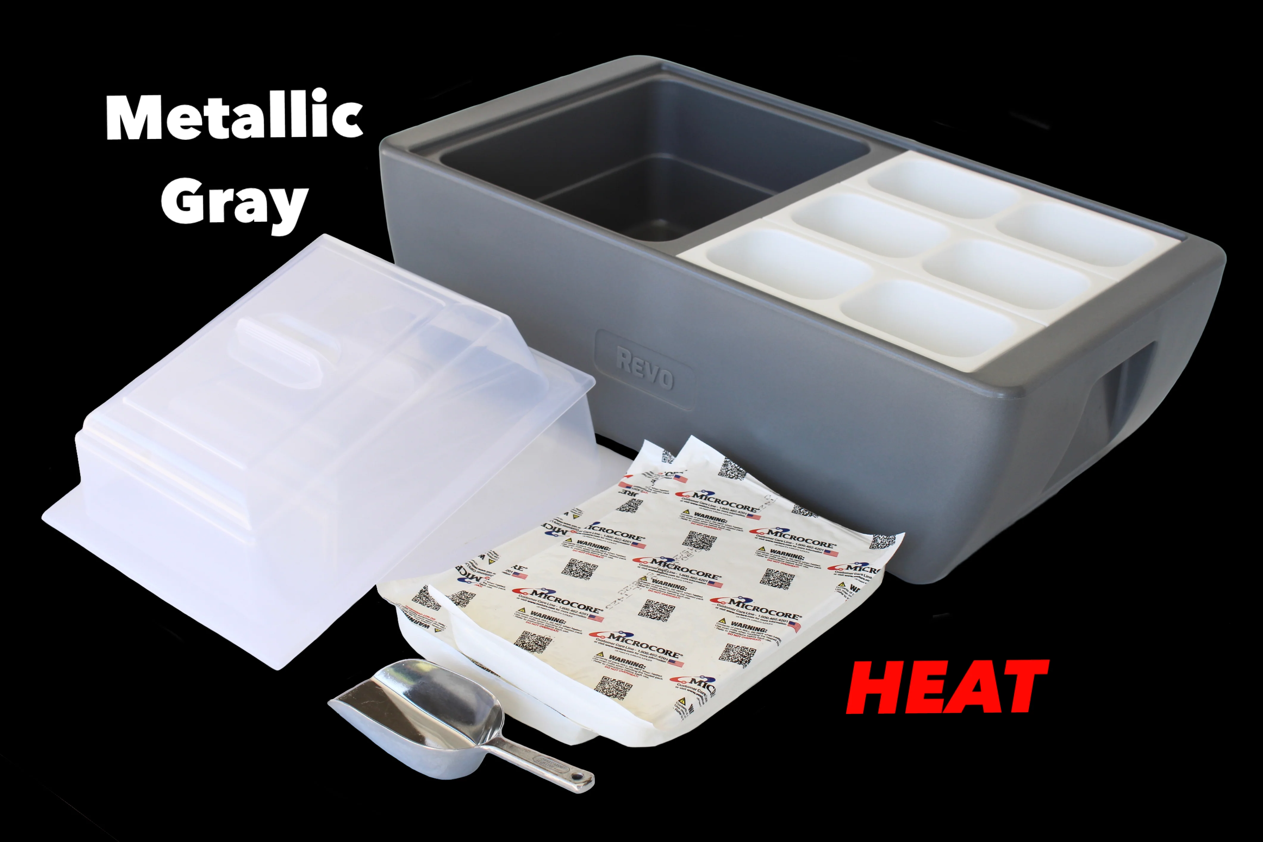 Flameless Chafer Insulated Dubler HEAT - Metallic Gray - Image 9