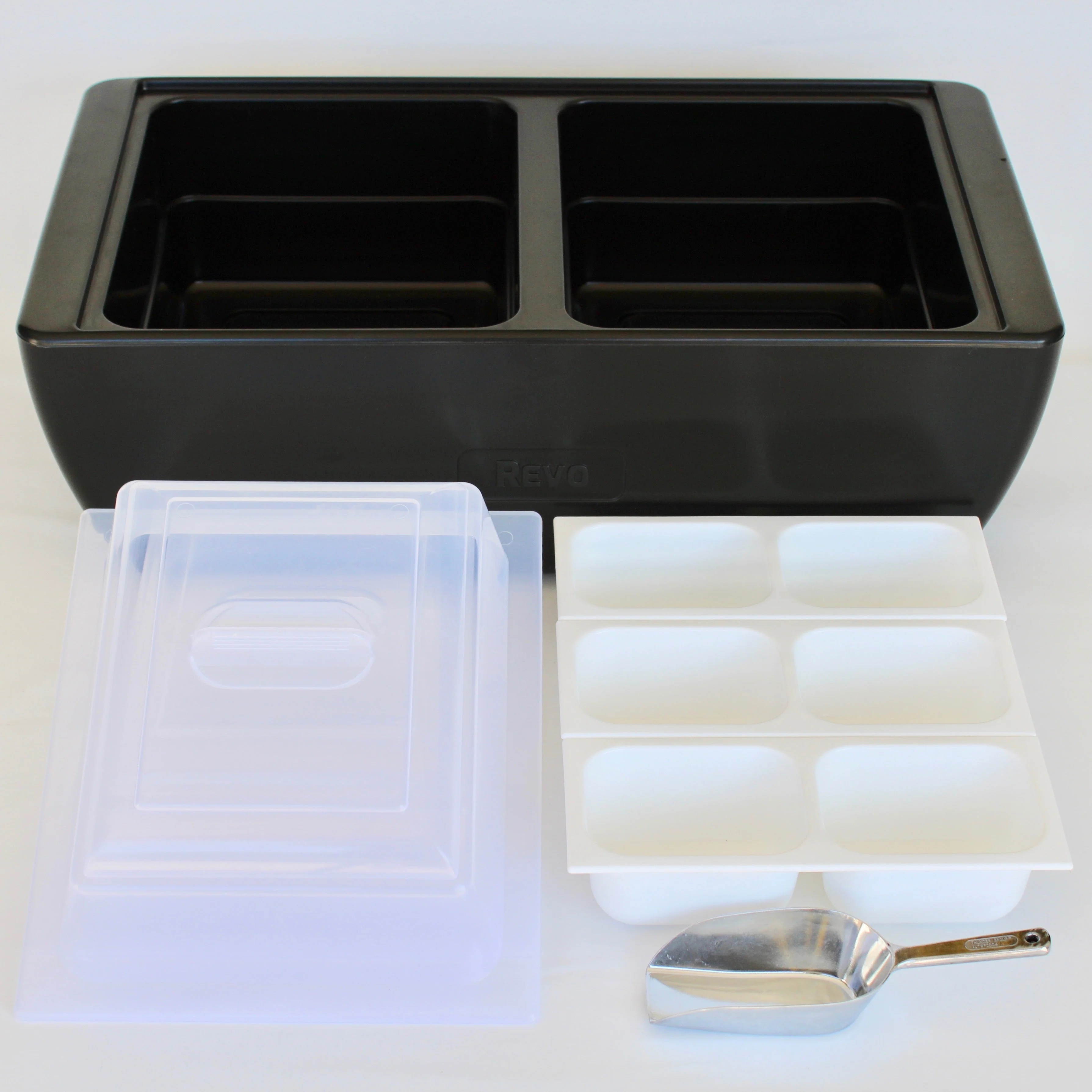Insulated Dubler Party Cooler & Chafer - Deep Black - Image 8