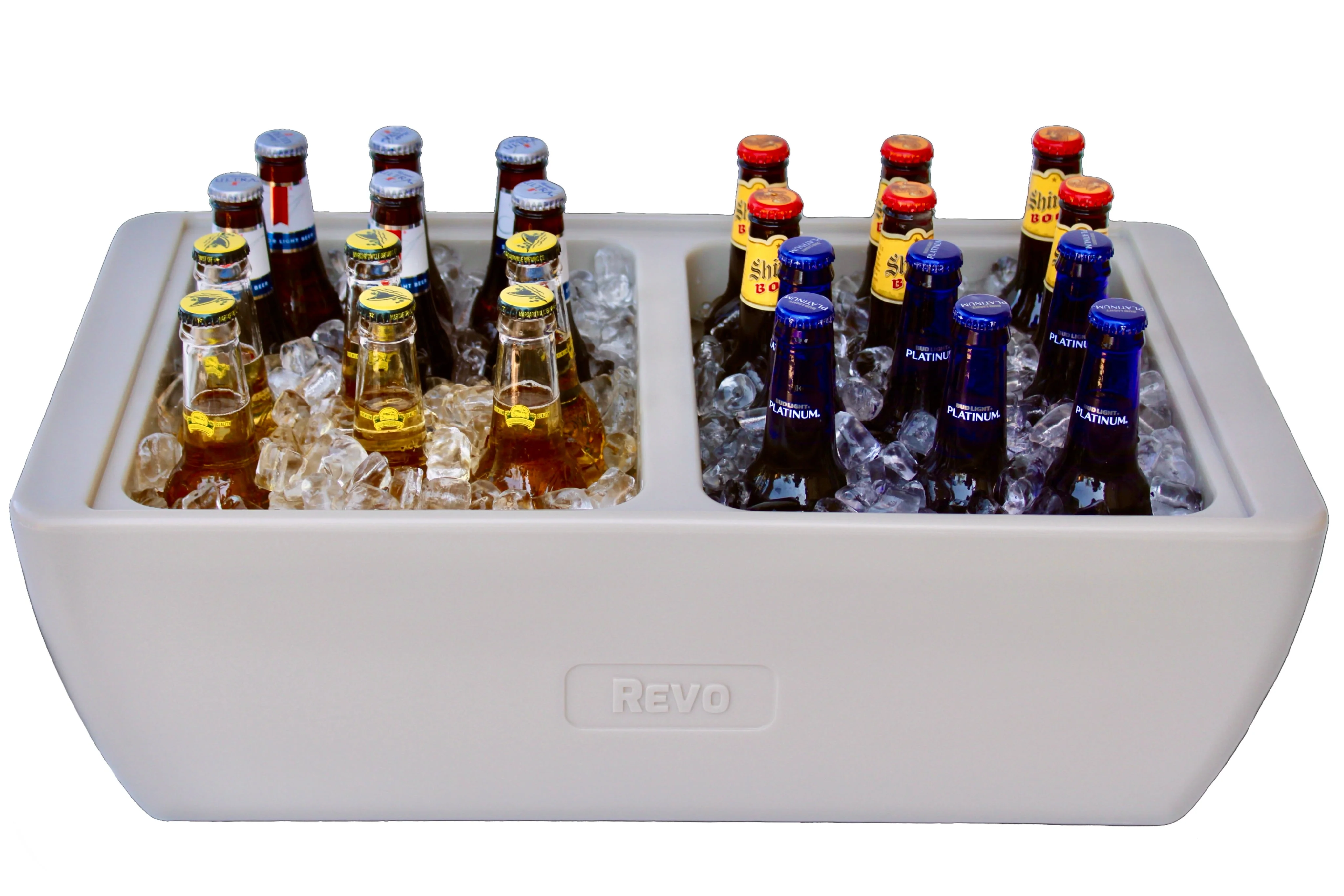 Insulated Dubler Party Cooler & Chafer - Greige Mist - Image 9