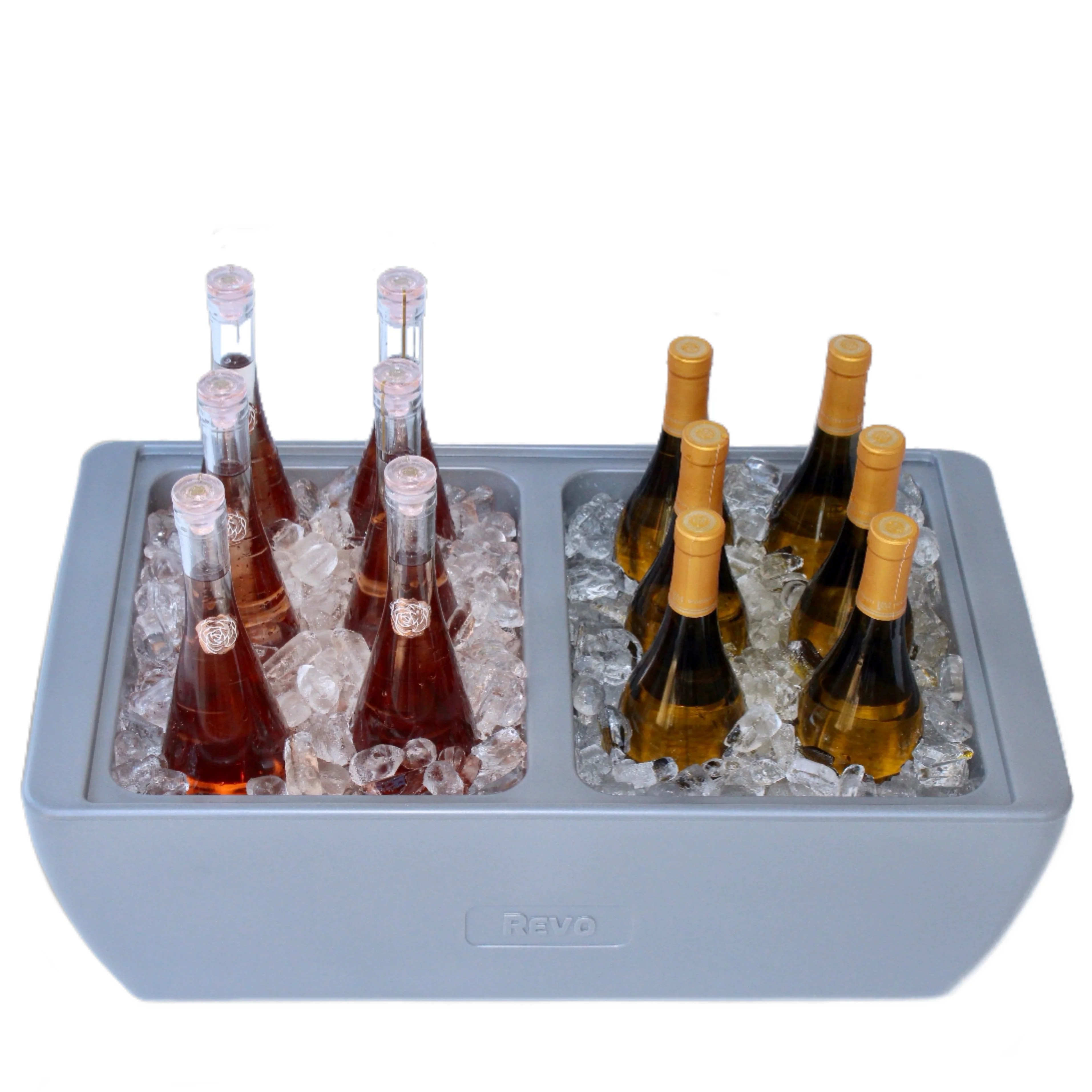 Insulated Dubler Party Cooler & Chafer - Metallic Gray - Image 9