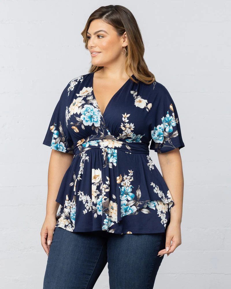 Plus Size Encore Print Blouse - Image 8
