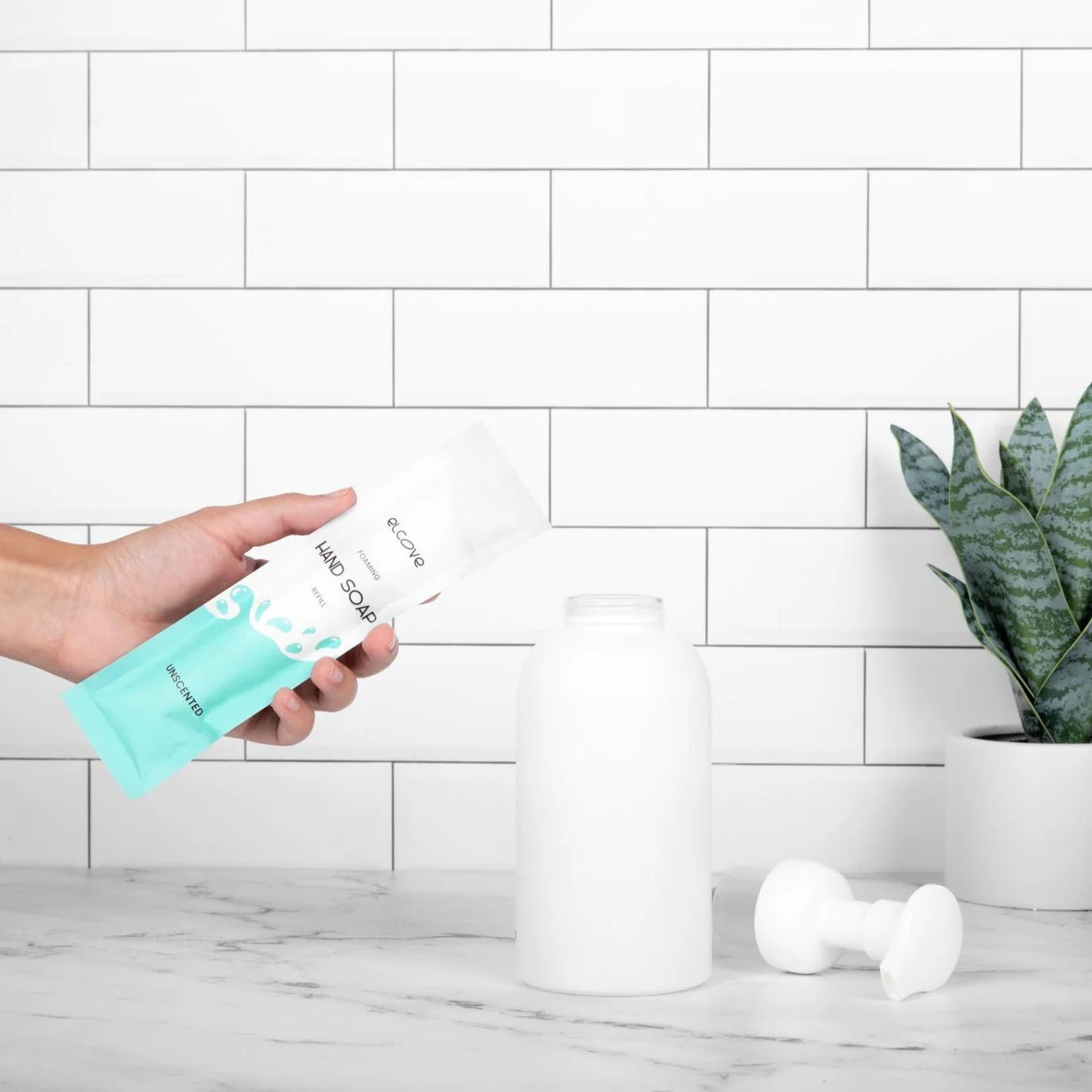 Plastic-Free Foaming Hand Soap Refills - Unscented, 5/10/15 - Image 6
