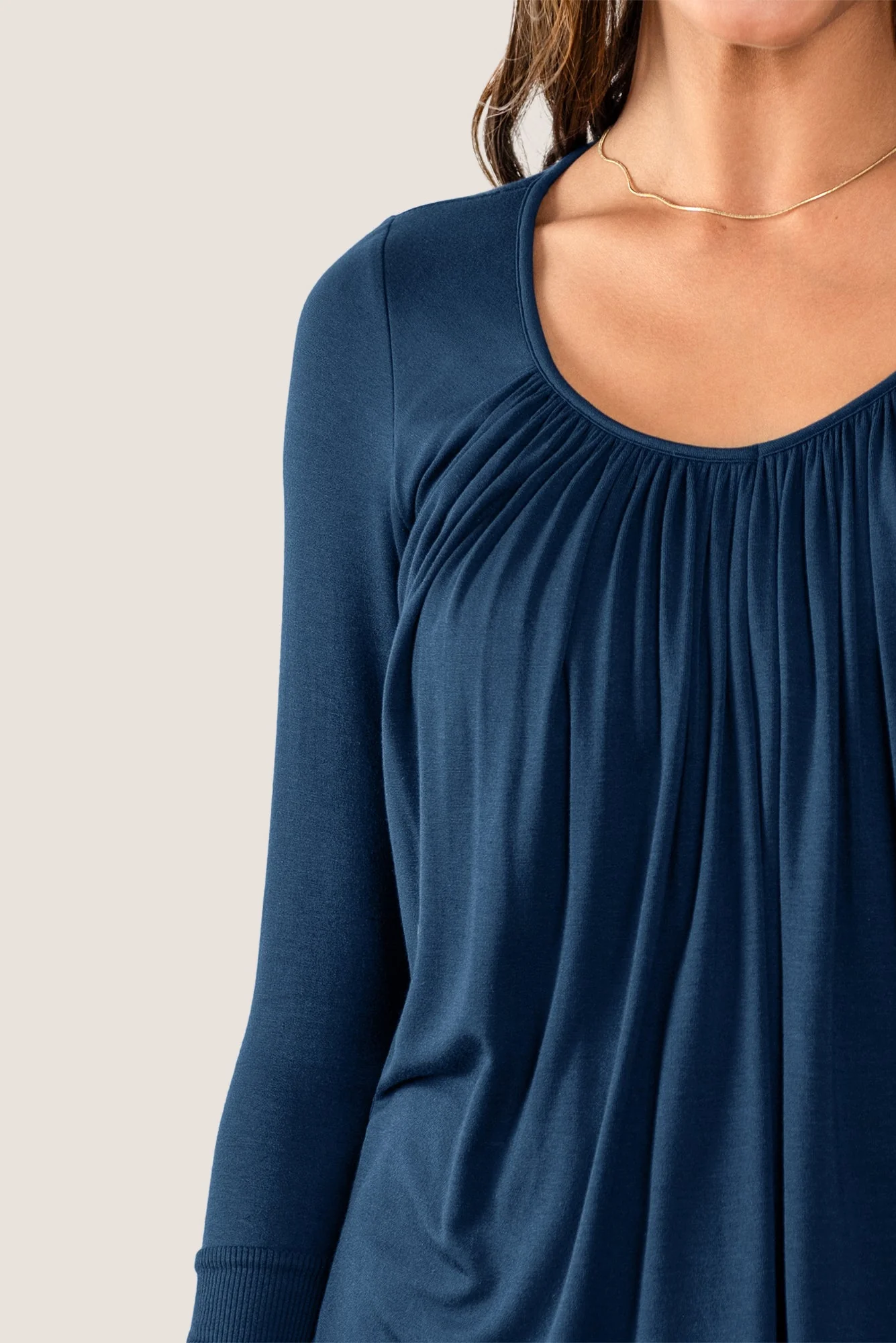 Full Moon Long Sleeve Top with Light Hug Bra-Free Shelf - Image 4