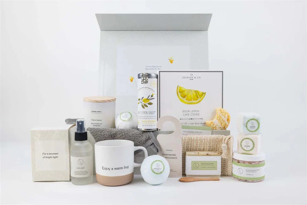 Exquisite Get Well Gift Basket - All Natural Care Package