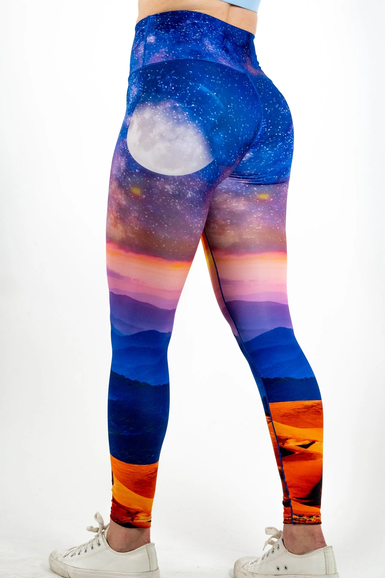 Eco-Friendly Great Sand Dunes Yoga Pants - Image 2