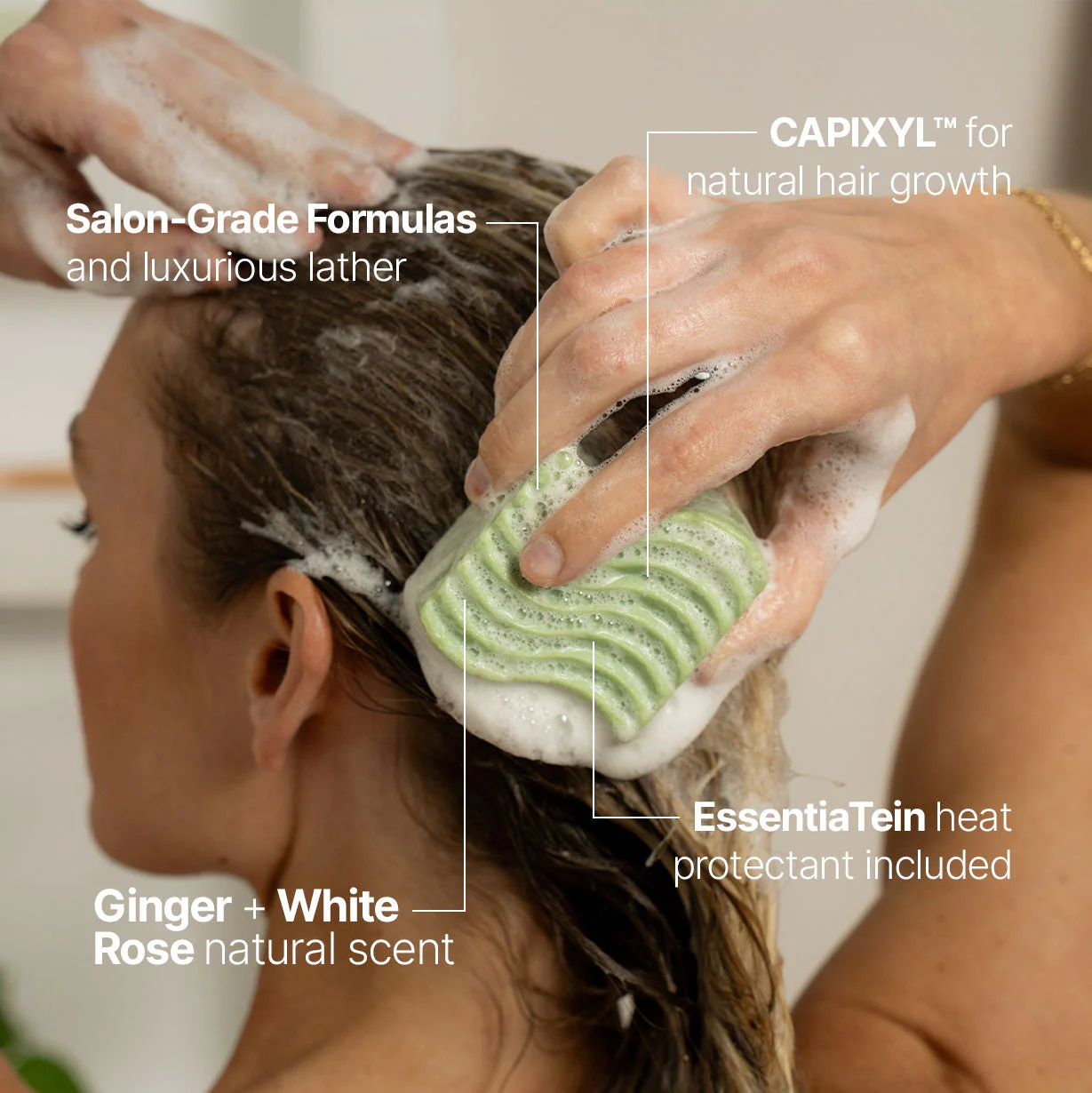 Hair Growth & Protect Solid Shampoo Bar - Image 3