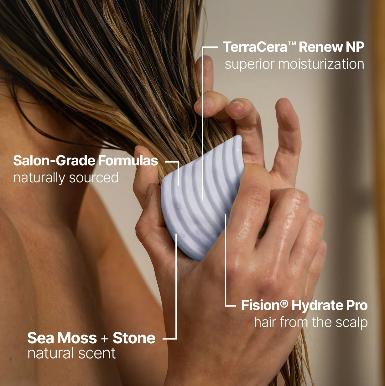 Hydrating Conditioner Bar - Dry Hair & Scalp - Image 3