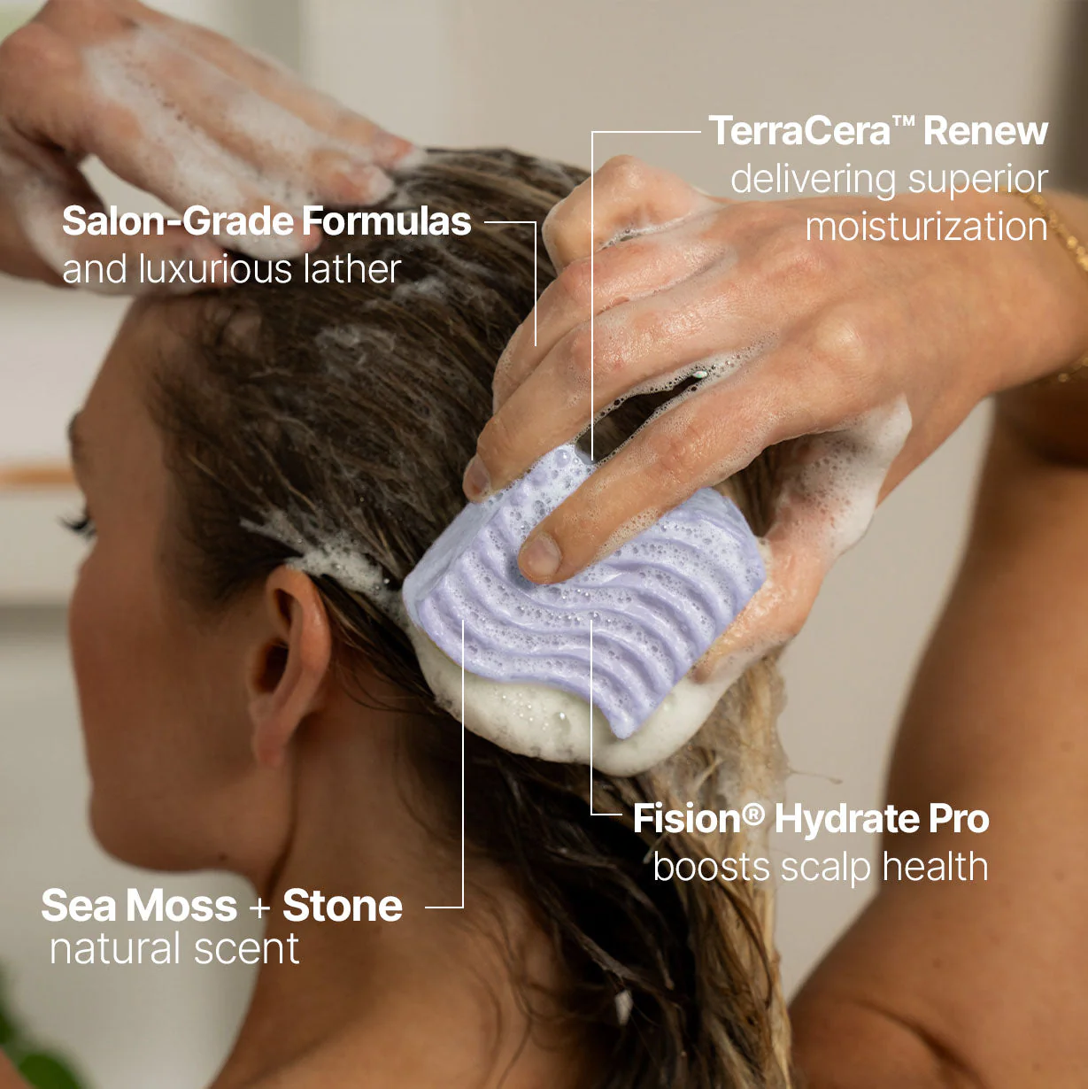 Hydrating Shampoo & Conditioner Bar Duo - Dry Hair - Image 3