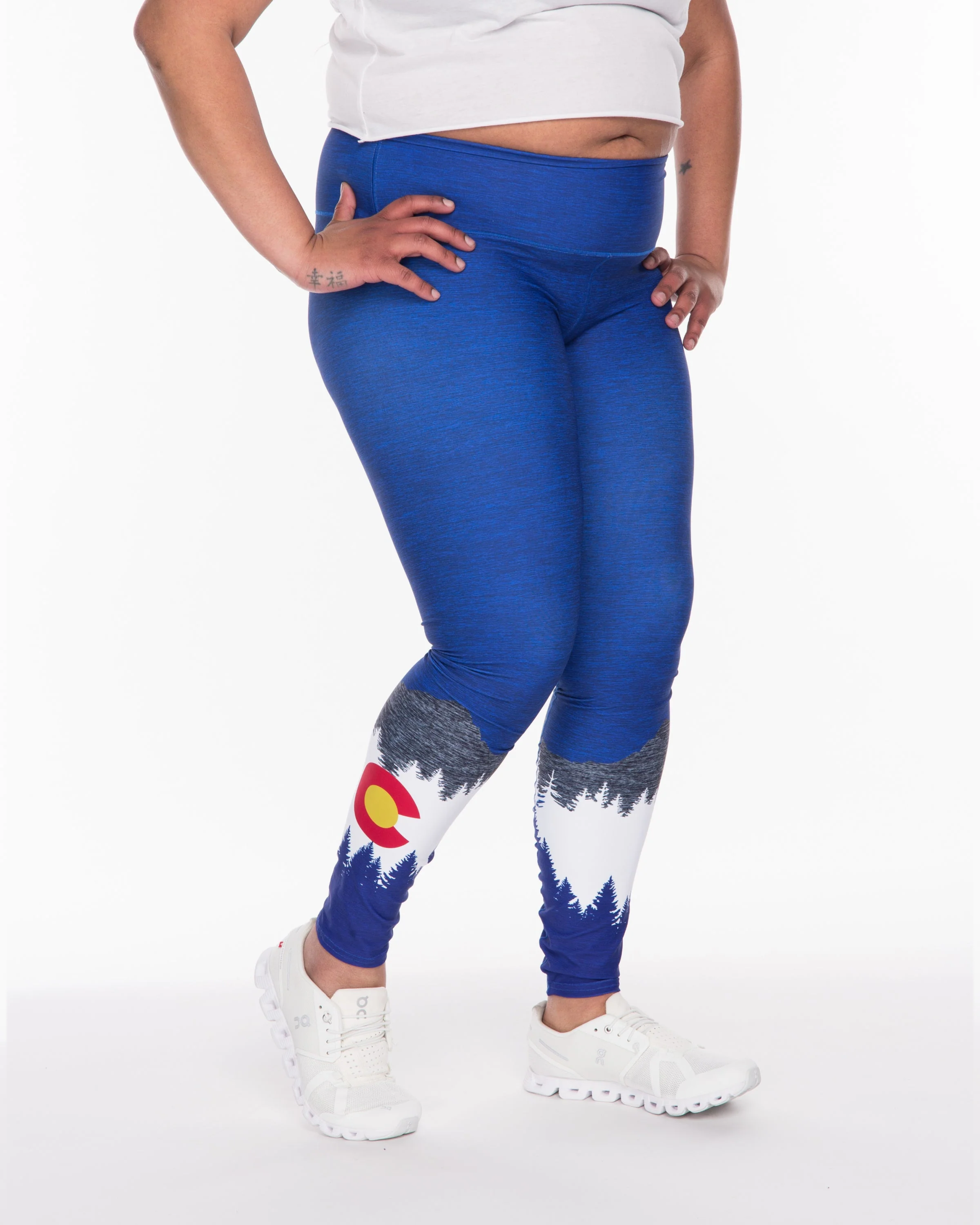 Eco-Friendly Heather Native Yoga Pants - Image 5