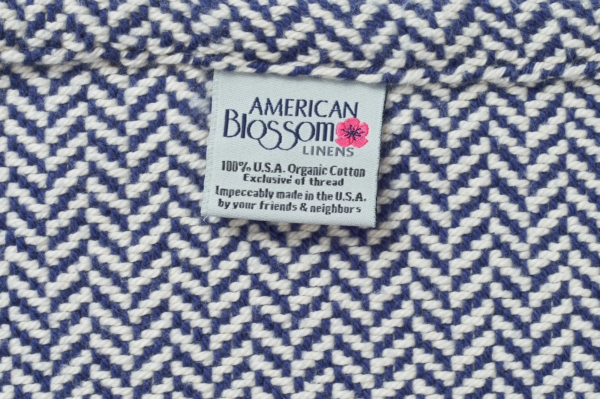 Cotton Blanket Herringbone Weave - Heirloom Quality - Image 11
