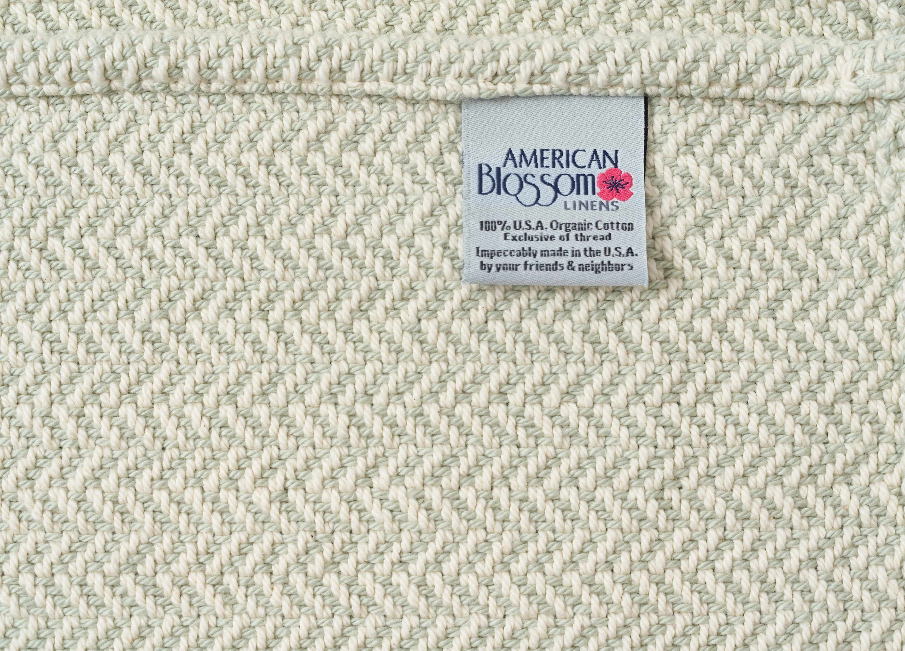 Cotton Blanket Herringbone Weave - Heirloom Quality - Image 13