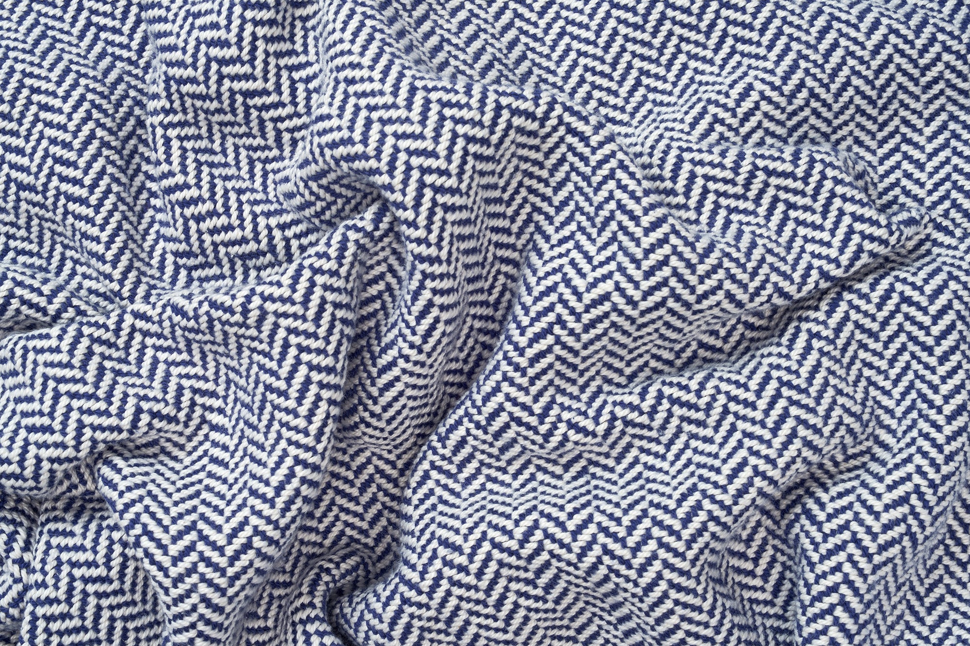 Cotton Blanket Herringbone Weave - Heirloom Quality - Image 8