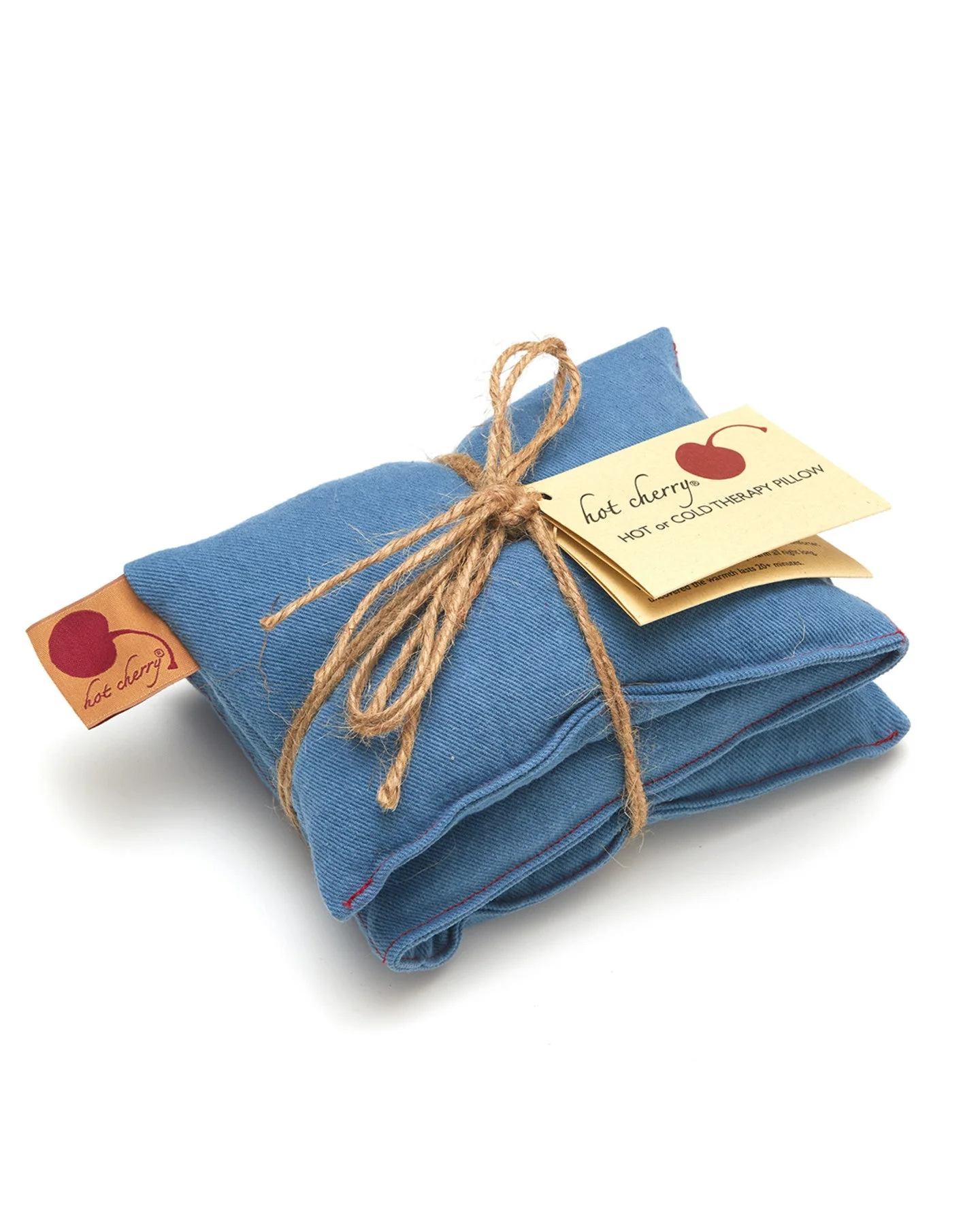 Hot Cherry Microwavable Neck Wrap - Blue Denim