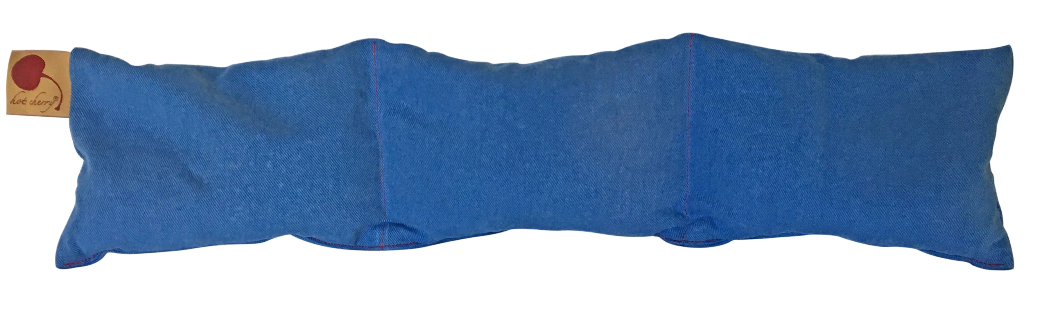 Hot Cherry Microwavable Neck Wrap - Blue Denim - Image 3