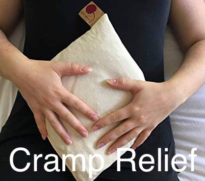 Hot Cherry Square Heat Pillow - Natural Denim - Image 3