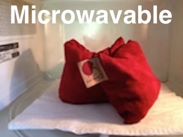 Hot Cherry Square Heat Pillow - Red Ultra-Suede - Image 9