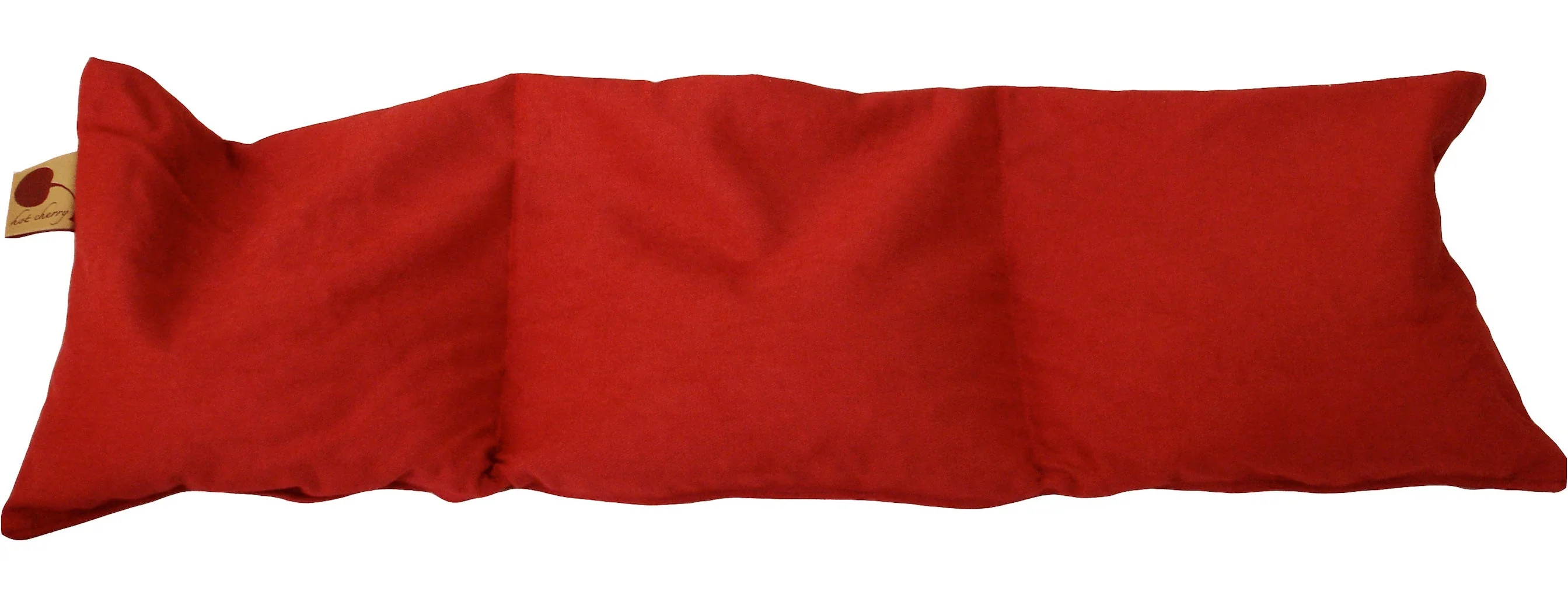 Hot Cherry Triple Square Body Pillow - Red Denim - Image 3