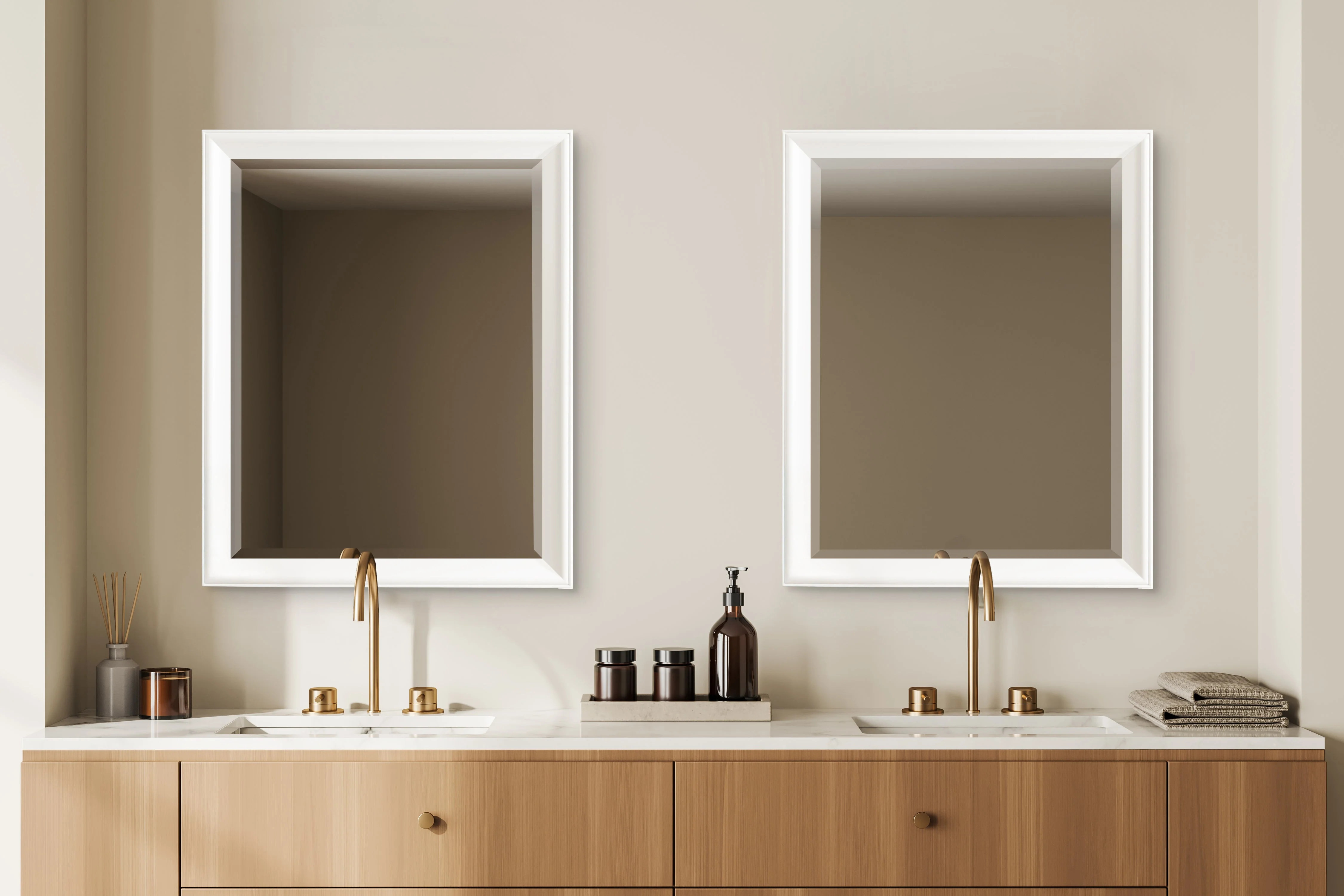 Kalla Rectangle Bathroom Wall Mirror - Image 11