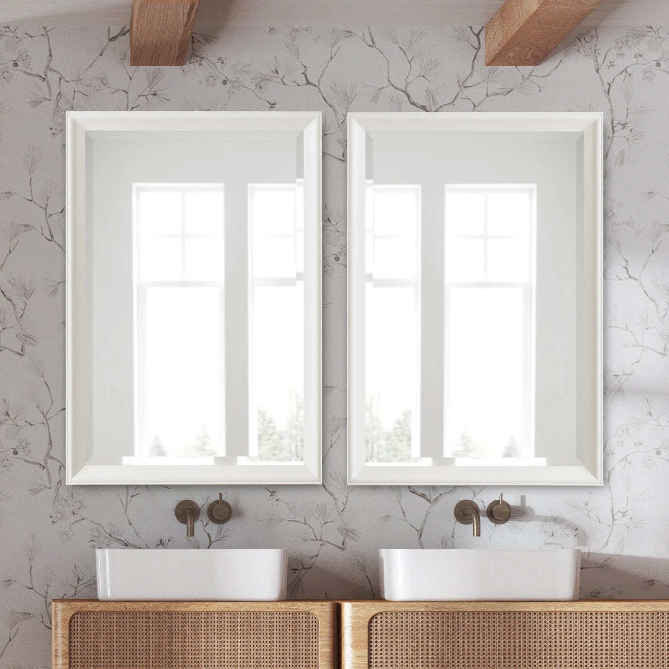 Kalla Rectangle Bathroom Wall Mirror - Image 14