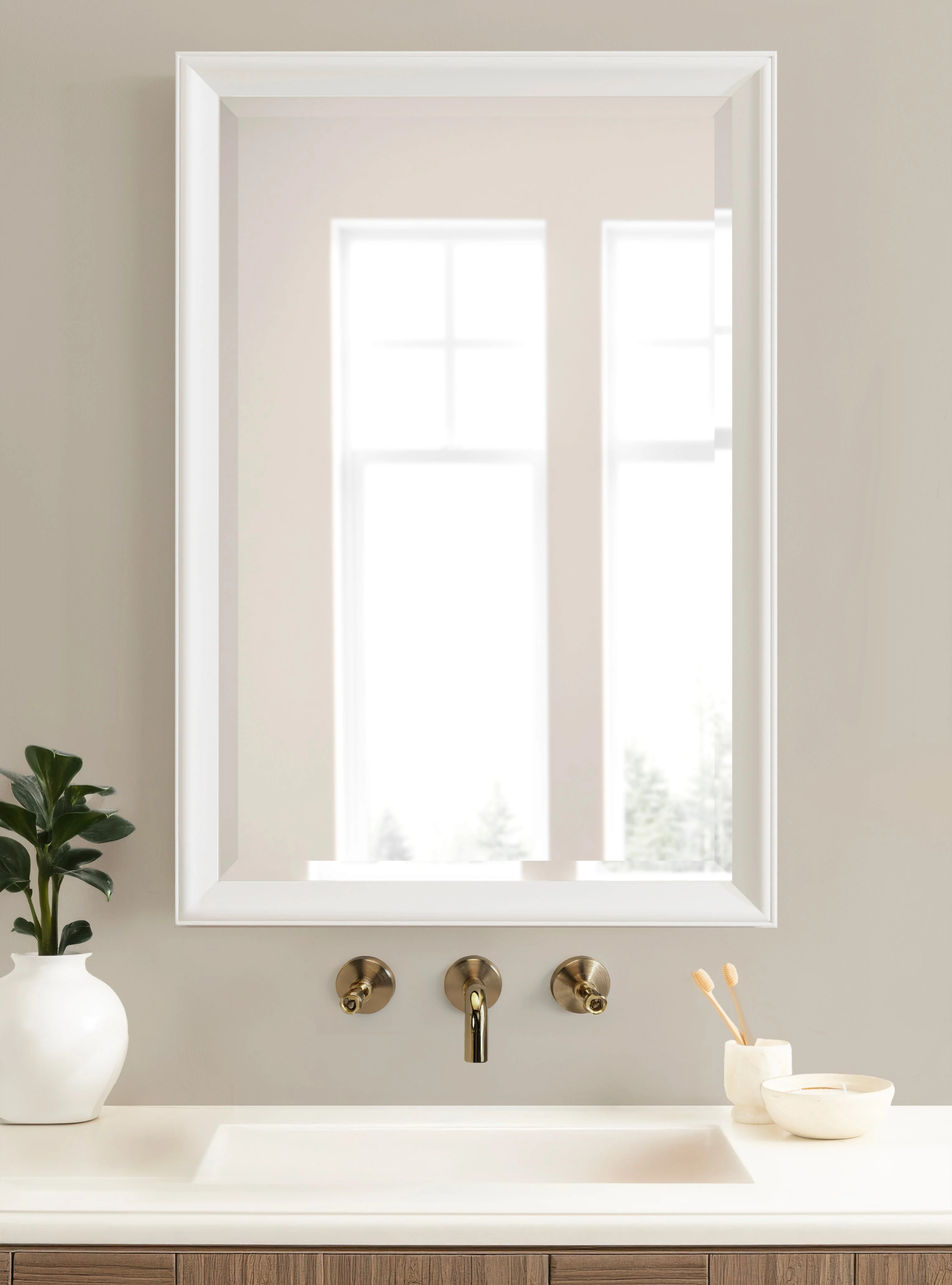Kalla Rectangle Bathroom Wall Mirror - Image 8