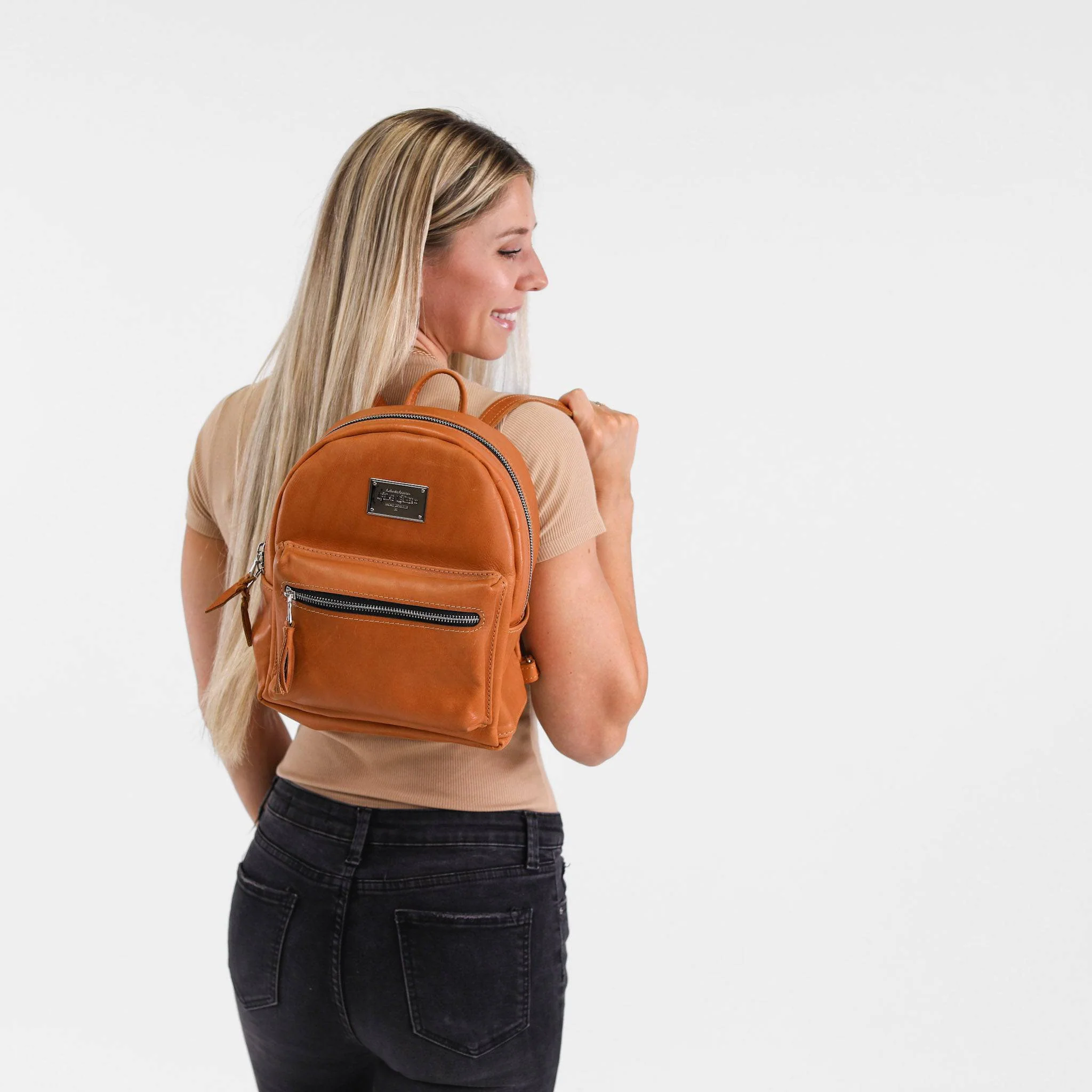 Premium Leather Everyday Backpack